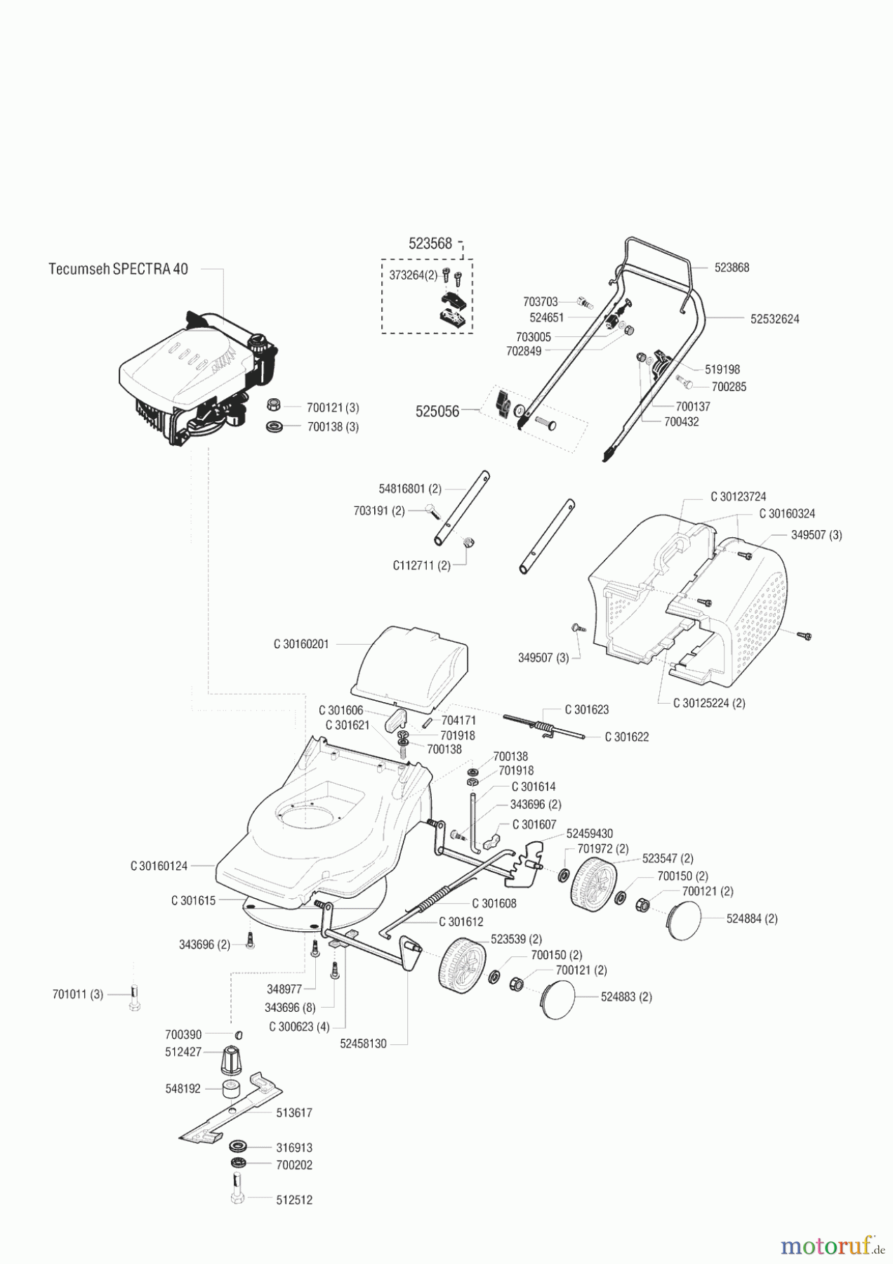 AL-KO Gartentechnik Benzinrasenmäher Vega 480 SA 10/1997 Seite 1