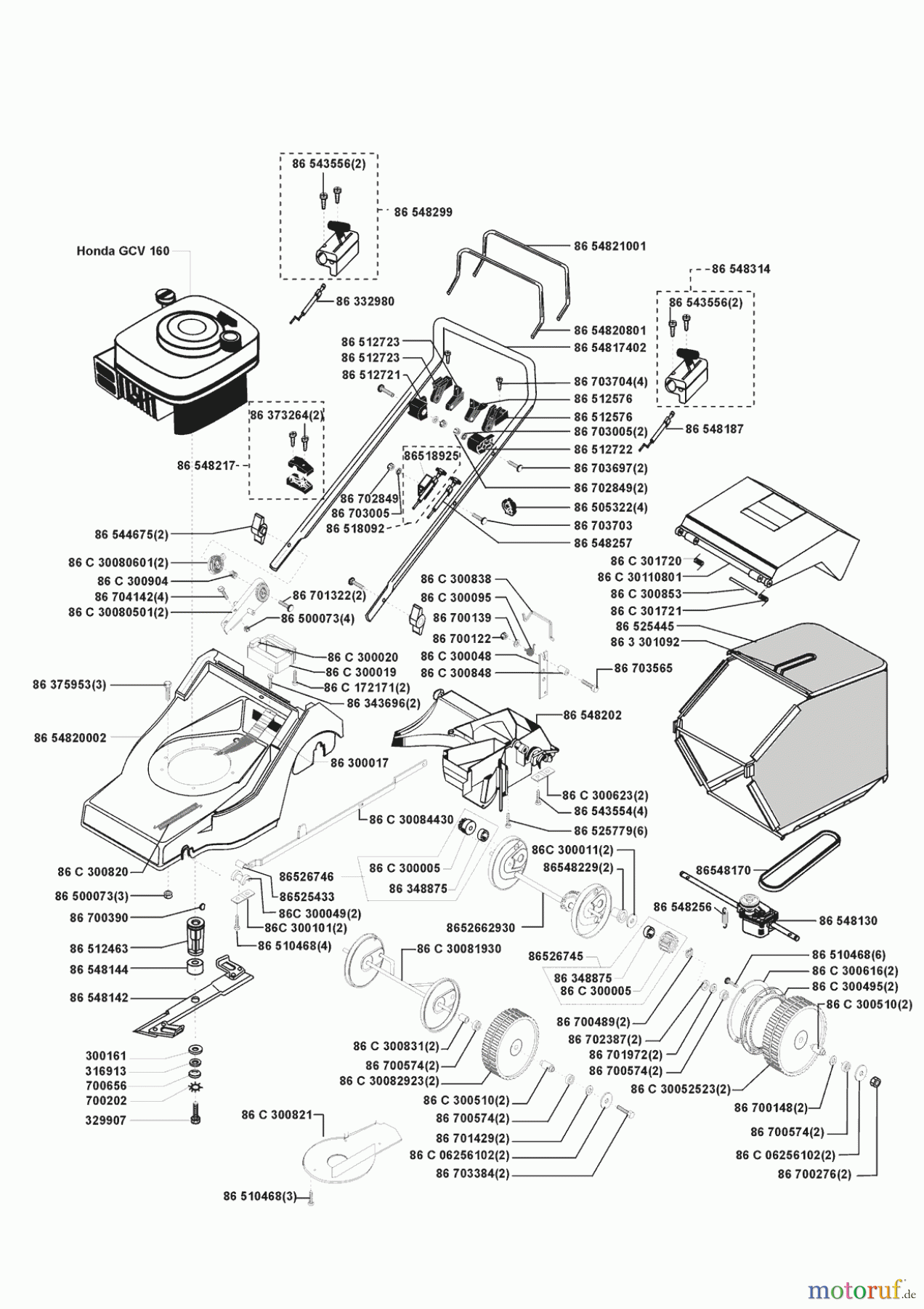 AL-KO Gartentechnik Benzinrasenmäher MB X 538 SH 01/1998 Seite 1