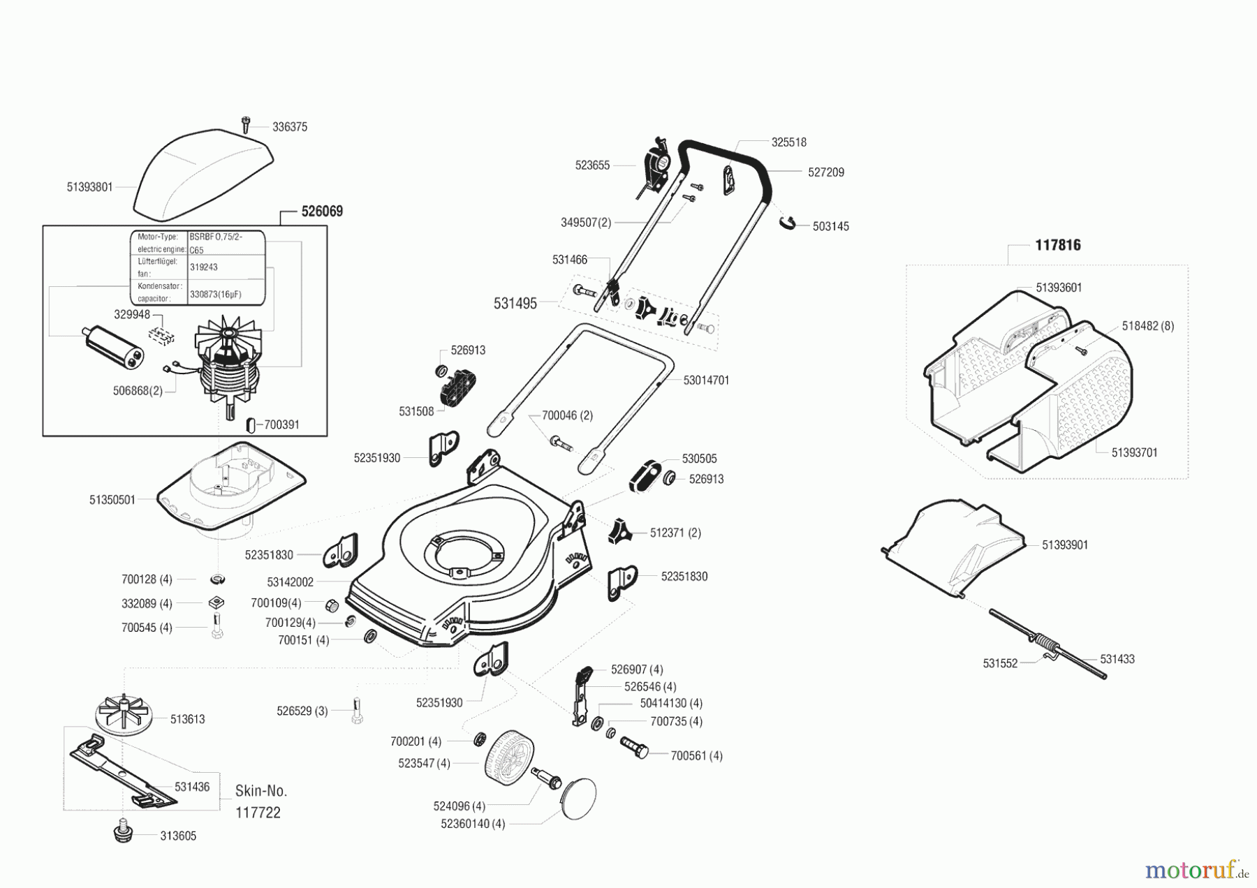 AL-KO Gartentechnik Elektrorasenmäher LM 47 PE Seite 1