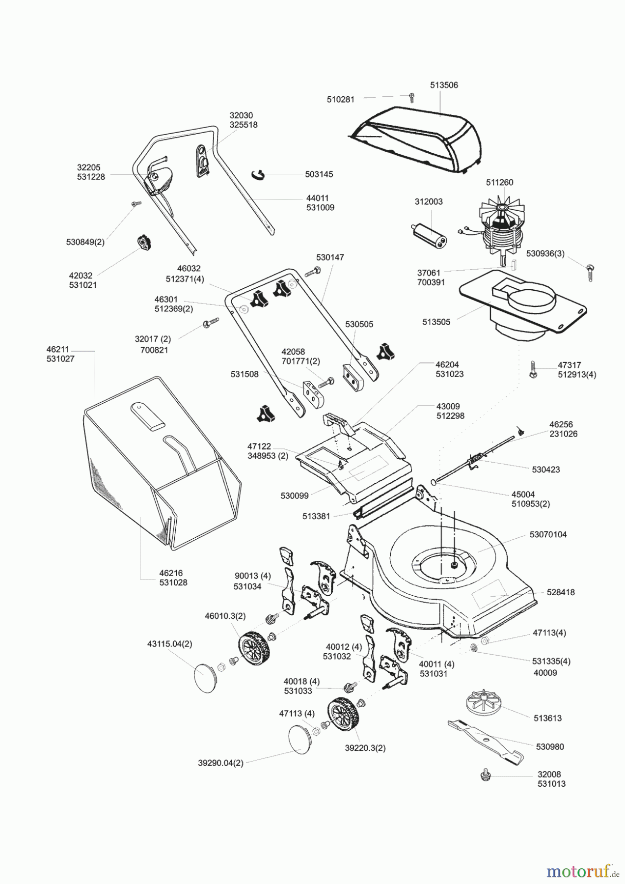 AL-KO Gartentechnik Elektrorasenmäher CL 40 E 02/1998 Seite 1