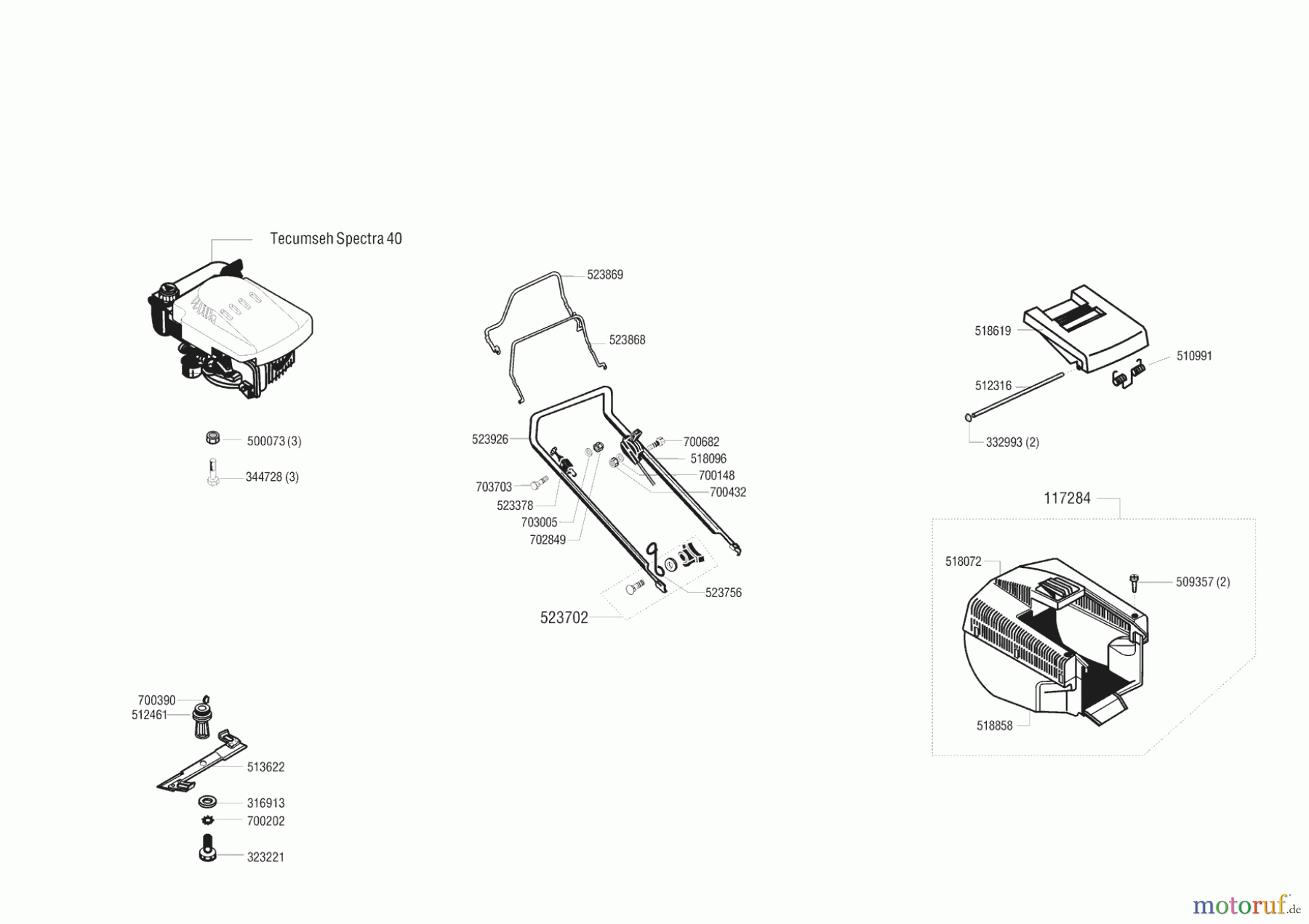 AL-KO Gartentechnik Benzinrasenmäher 48 BR Seite 1