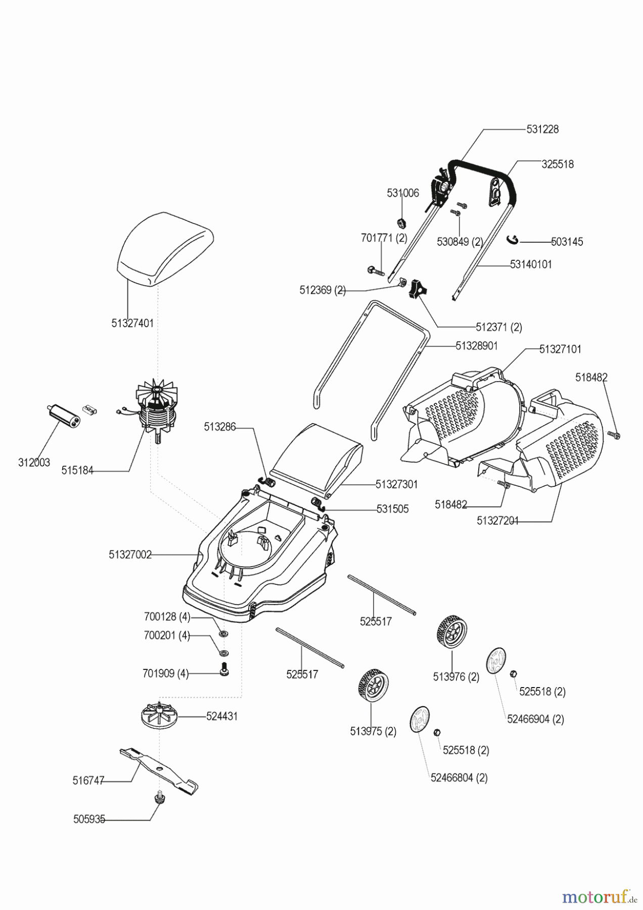 Gardol Gartentechnik Elektrorasenmäher 3210 E 04/1998 - 12/1998 Seite 1