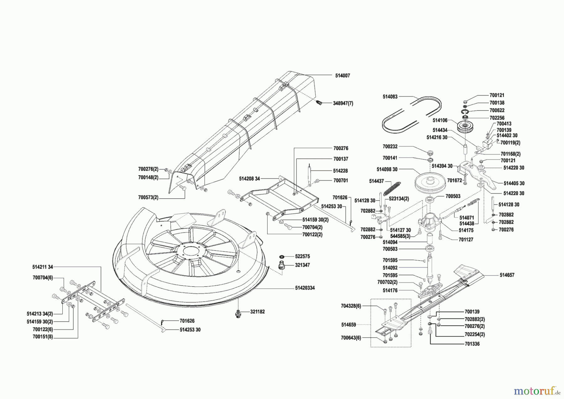 Concord Gartentechnik Rasentraktor T11-75 Seite 5