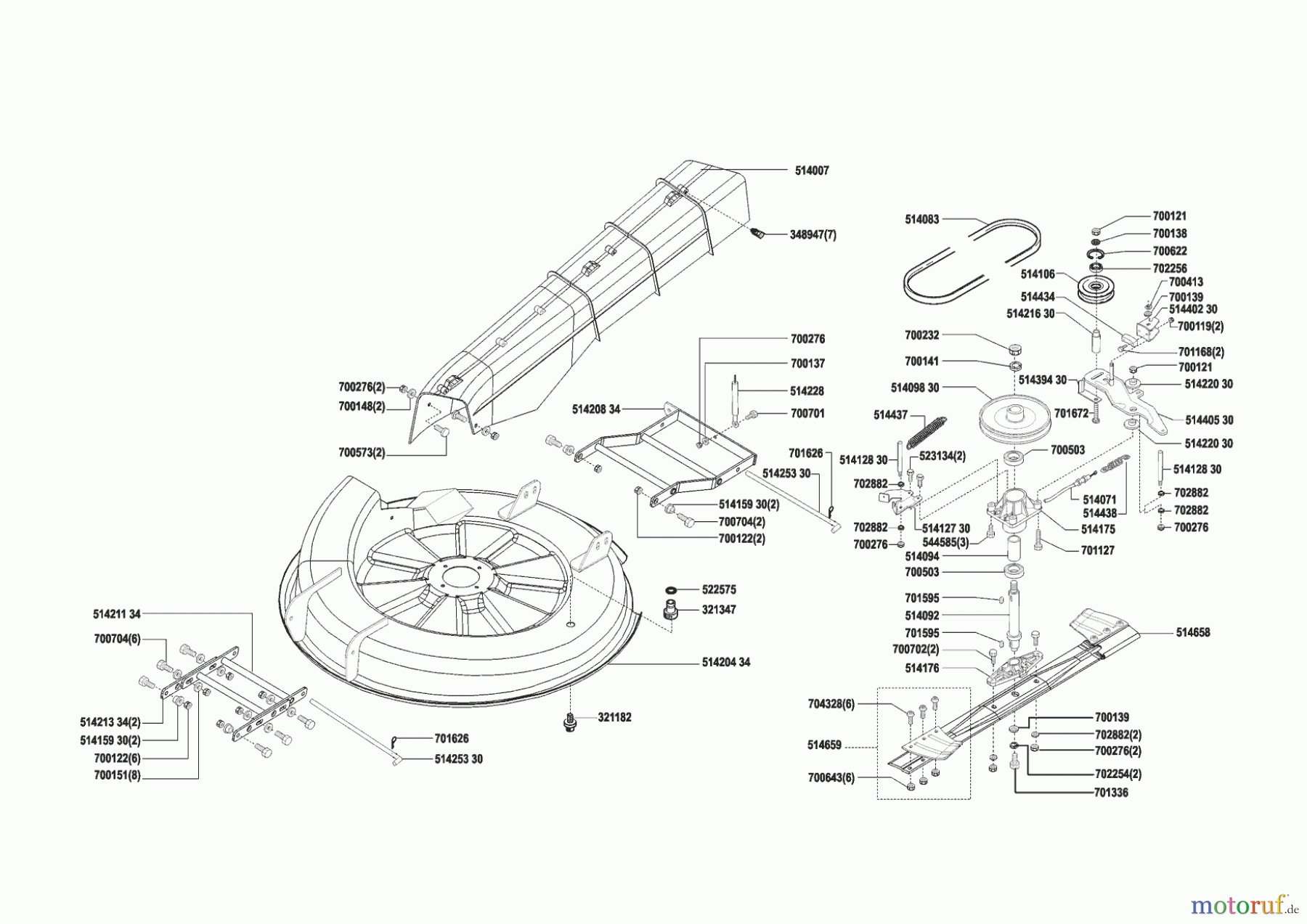  Concord Gartentechnik Rasentraktor T12-85  ab 06/1998 Seite 5