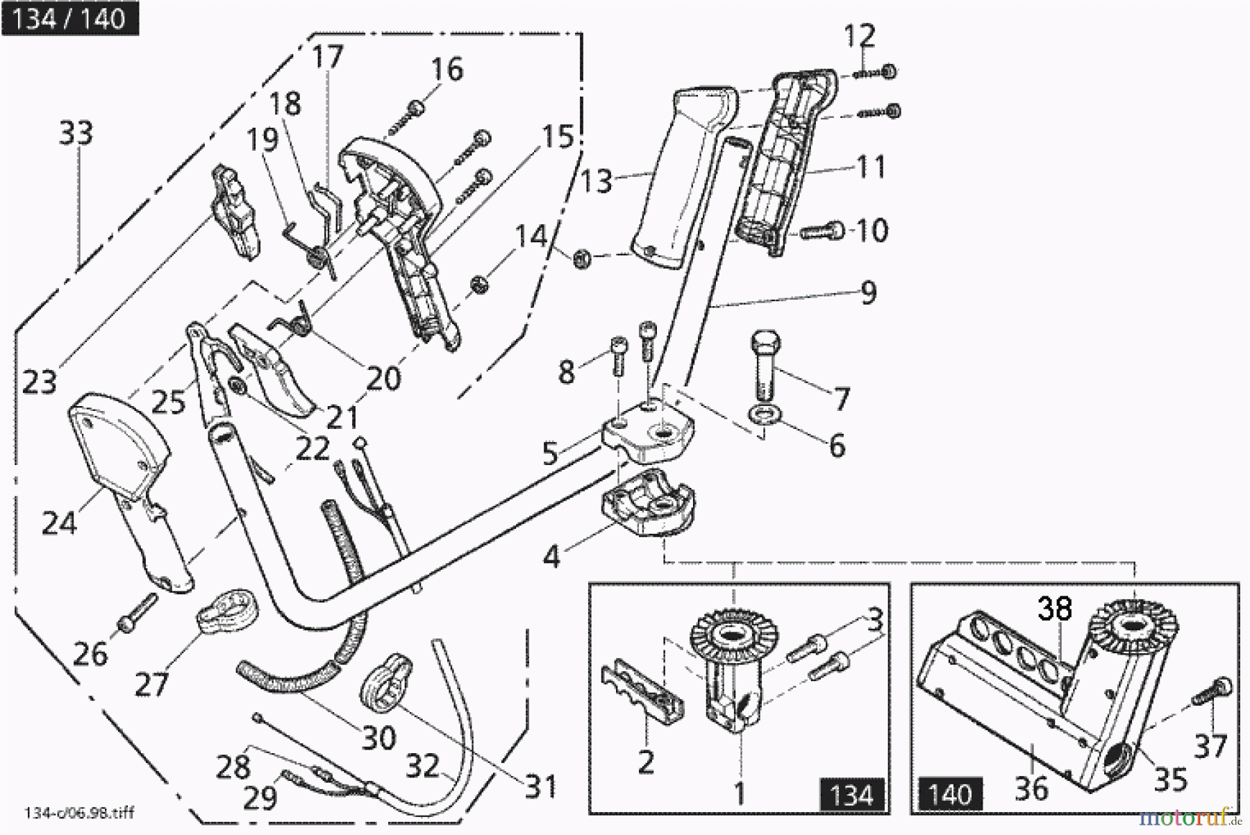  Solo by AL-KO Gartentechnik Motorsensen 137 ET 071998 Druck 9 134 702 07/1998 [SN: ET 071998 Druck 9 134 702] Seite 3