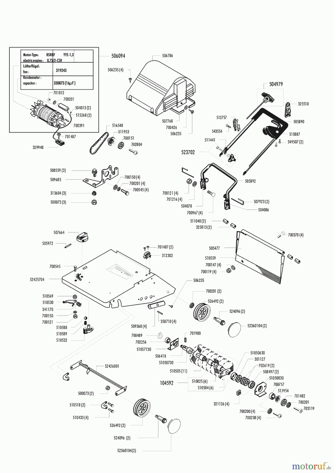 AL-KO Gartentechnik Vertikutierer 36 VE 10/1998 - 02/2000 Seite 1