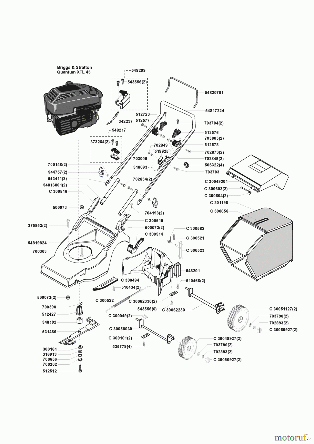 AL-KO Gartentechnik Benzinrasenmäher Neptun 40 B 10/1998 Seite 1