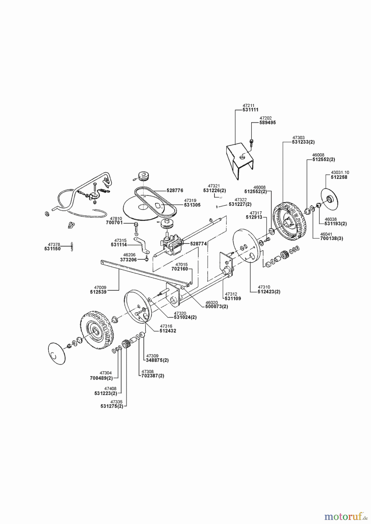 AL-KO Gartentechnik Benzinrasenmäher Herbanax 5500 AL-H Seite 2