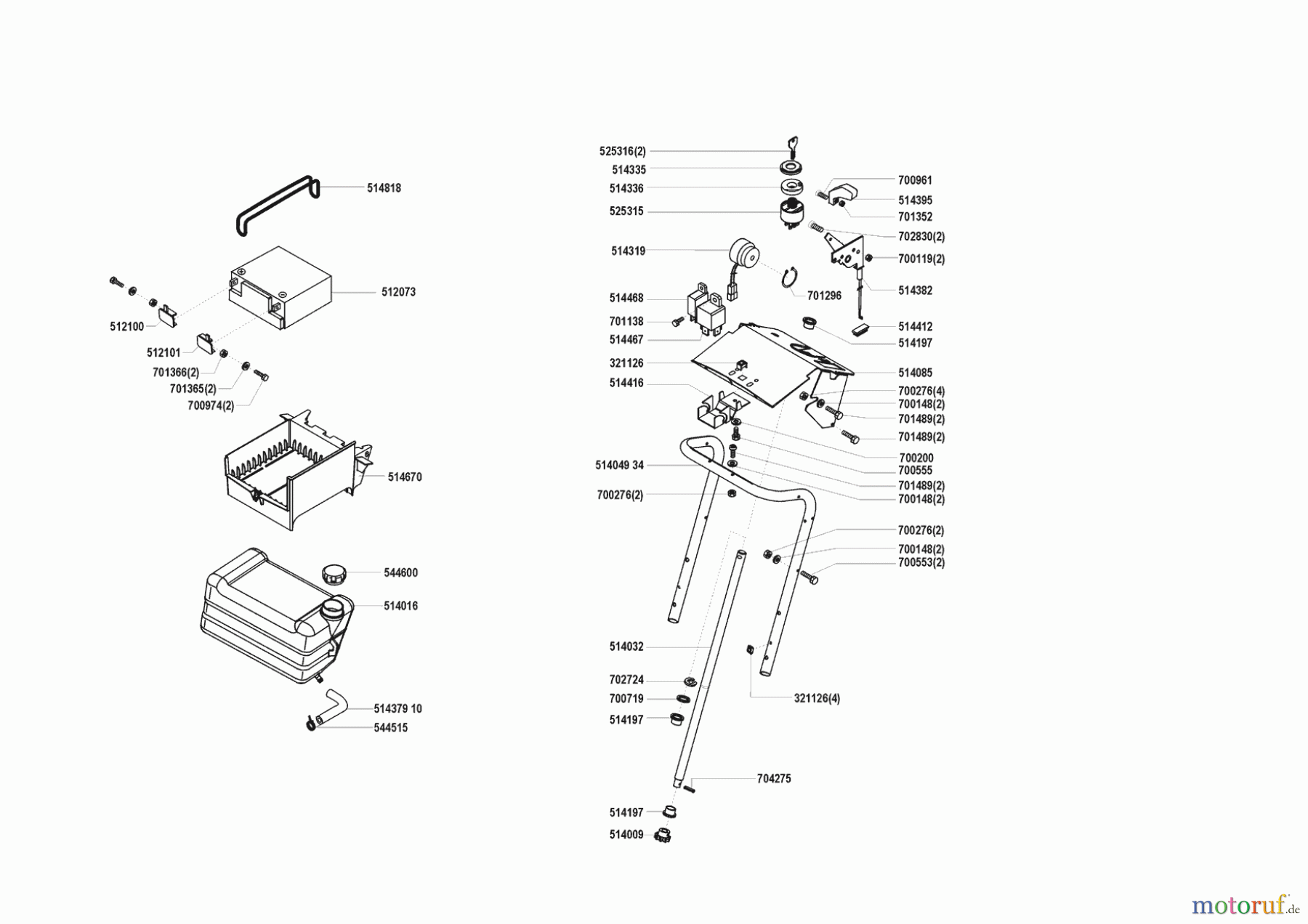 Concord Gartentechnik Rasentraktor T 12-75 01/1999 - 03/1999 Seite 6