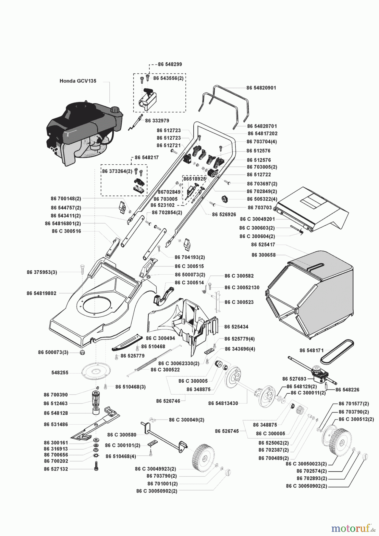 AL-KO Gartentechnik Benzinrasenmäher MB X 42 SH 01/1999 Seite 1
