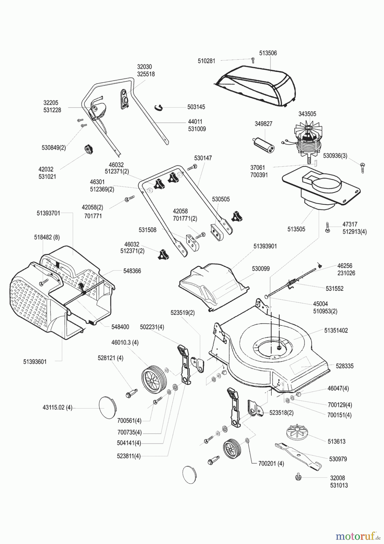 AL-KO Gartentechnik Elektrorasenmäher CL 46 E Seite 1