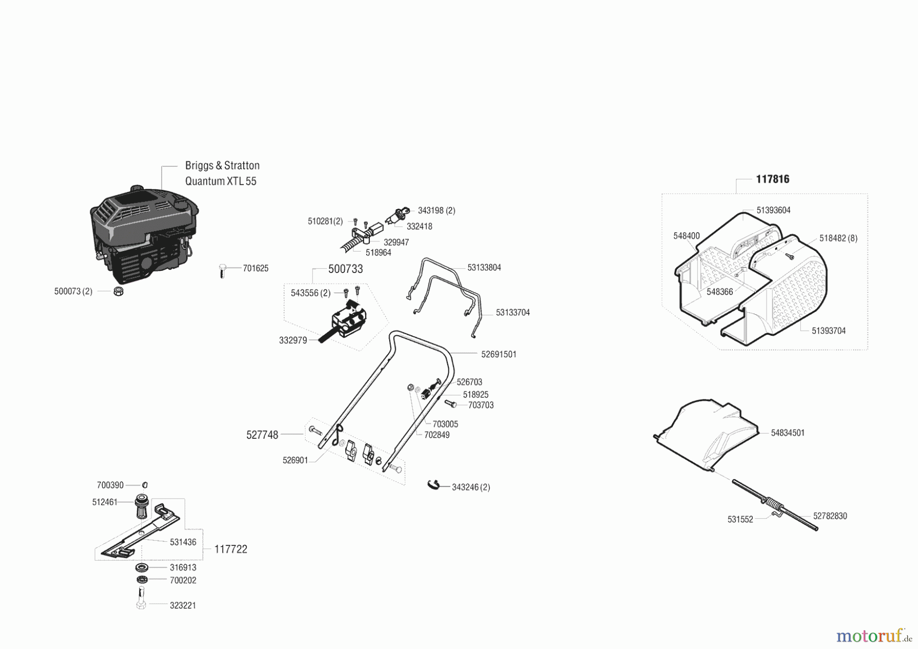 AL-KO Gartentechnik Benzinrasenmäher Comfort 47 BRE Seite 1