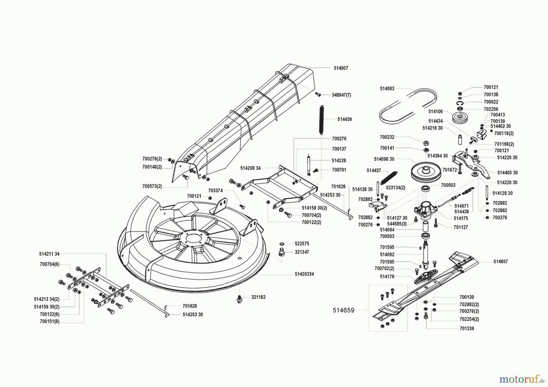  Concord Gartentechnik Rasentraktor T 12-75 03/1999 - 10/2000 Seite 5