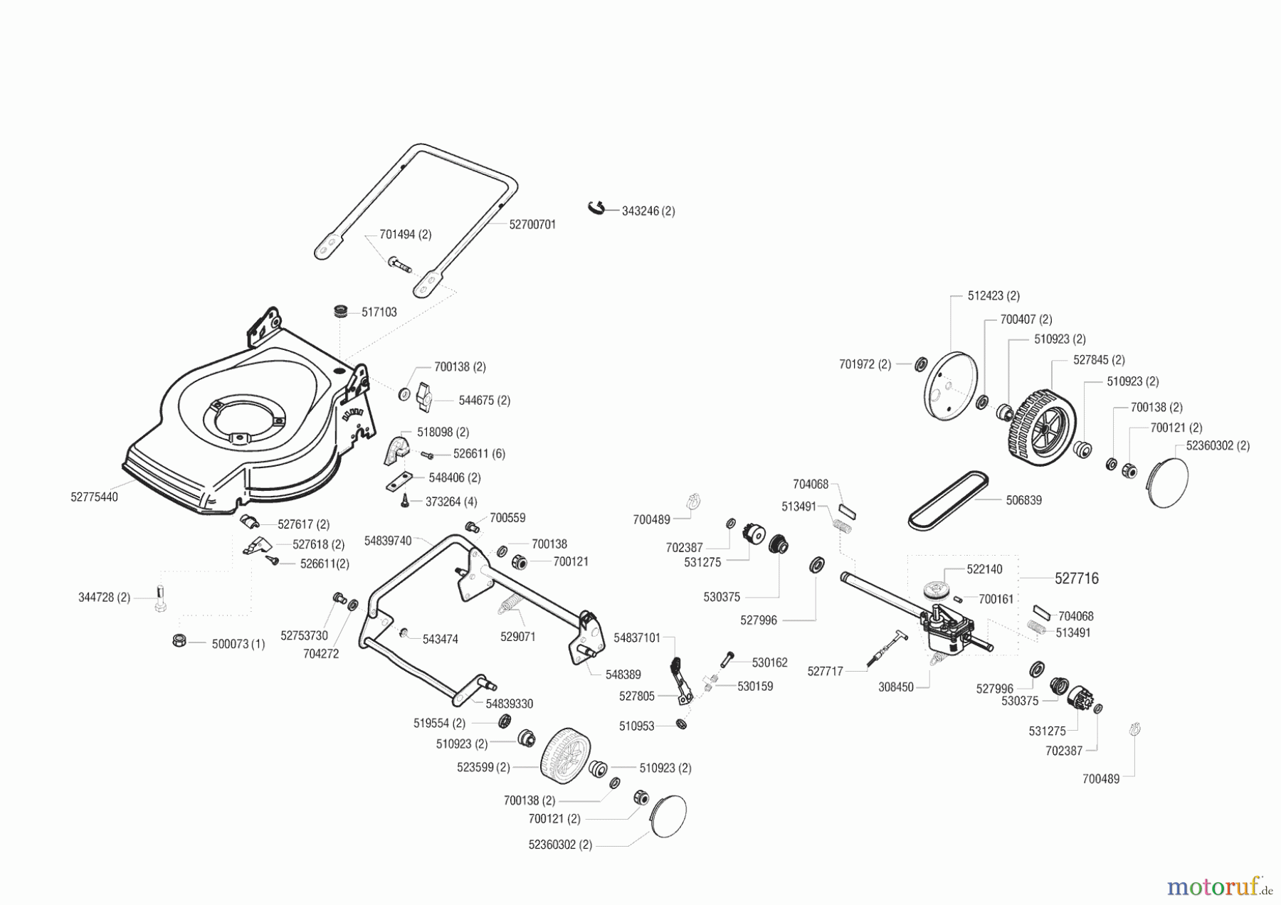 Euro Line Gartentechnik Benzinrasenmäher 4700 BR Seite 2