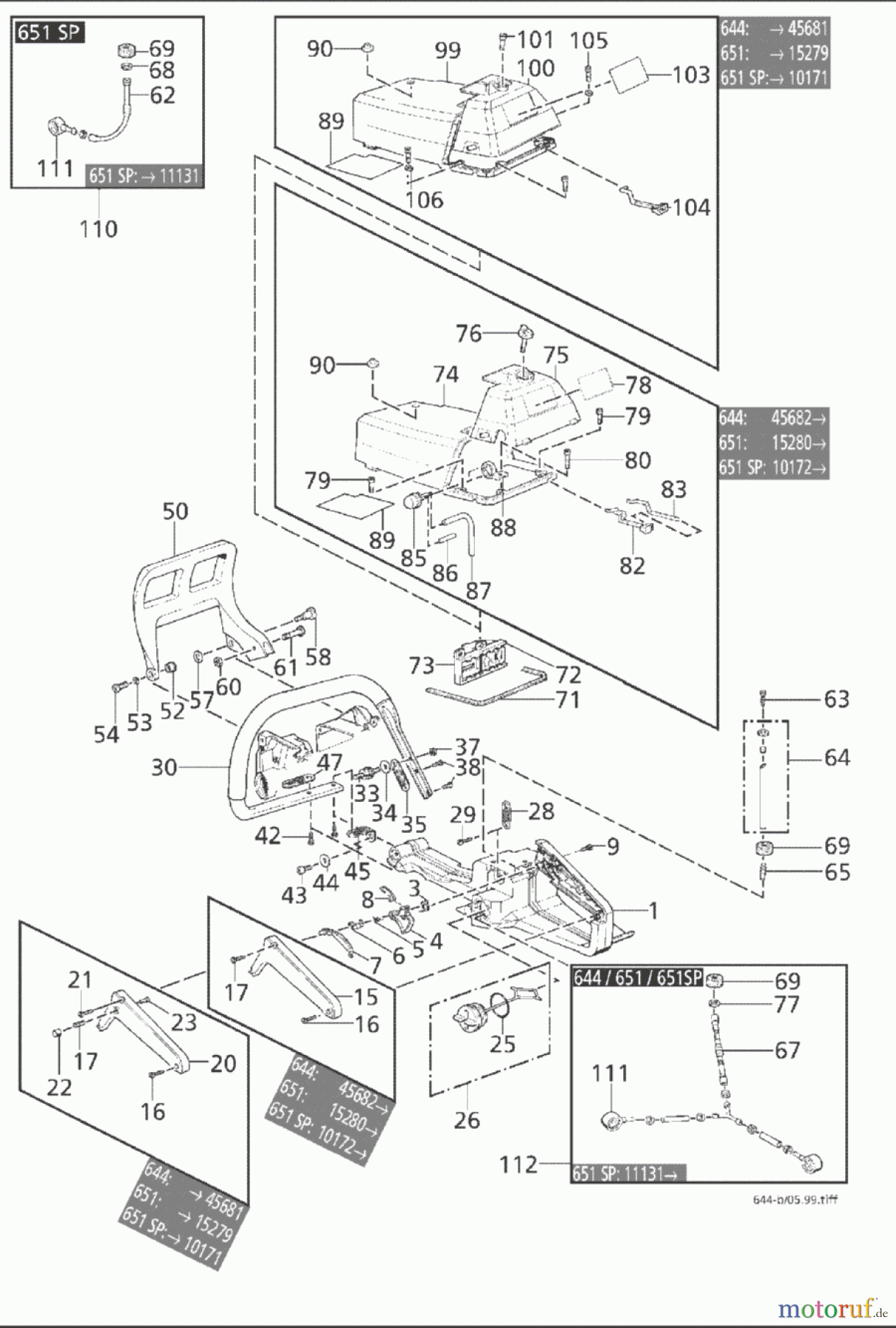  Solo by AL-KO Gartentechnik Kettensägen 644 SP ET 071999 Druck 9 644 707 07/1999 [SN: ET 071999 Druck 9 644 707] Seite 2