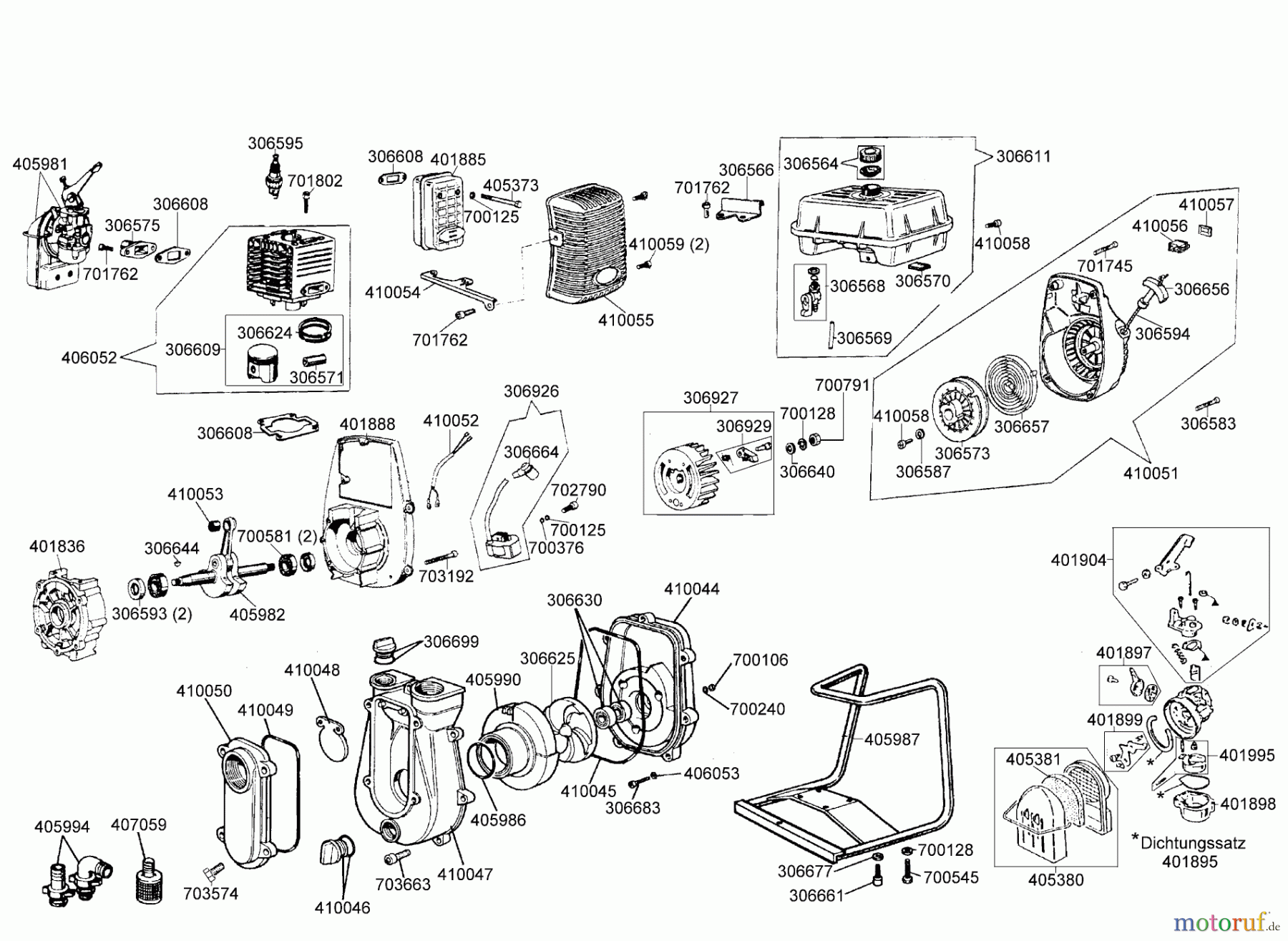 AL-KO Wassertechnik Oberflächenpumpen SA 50/II 11/1999 Seite 1