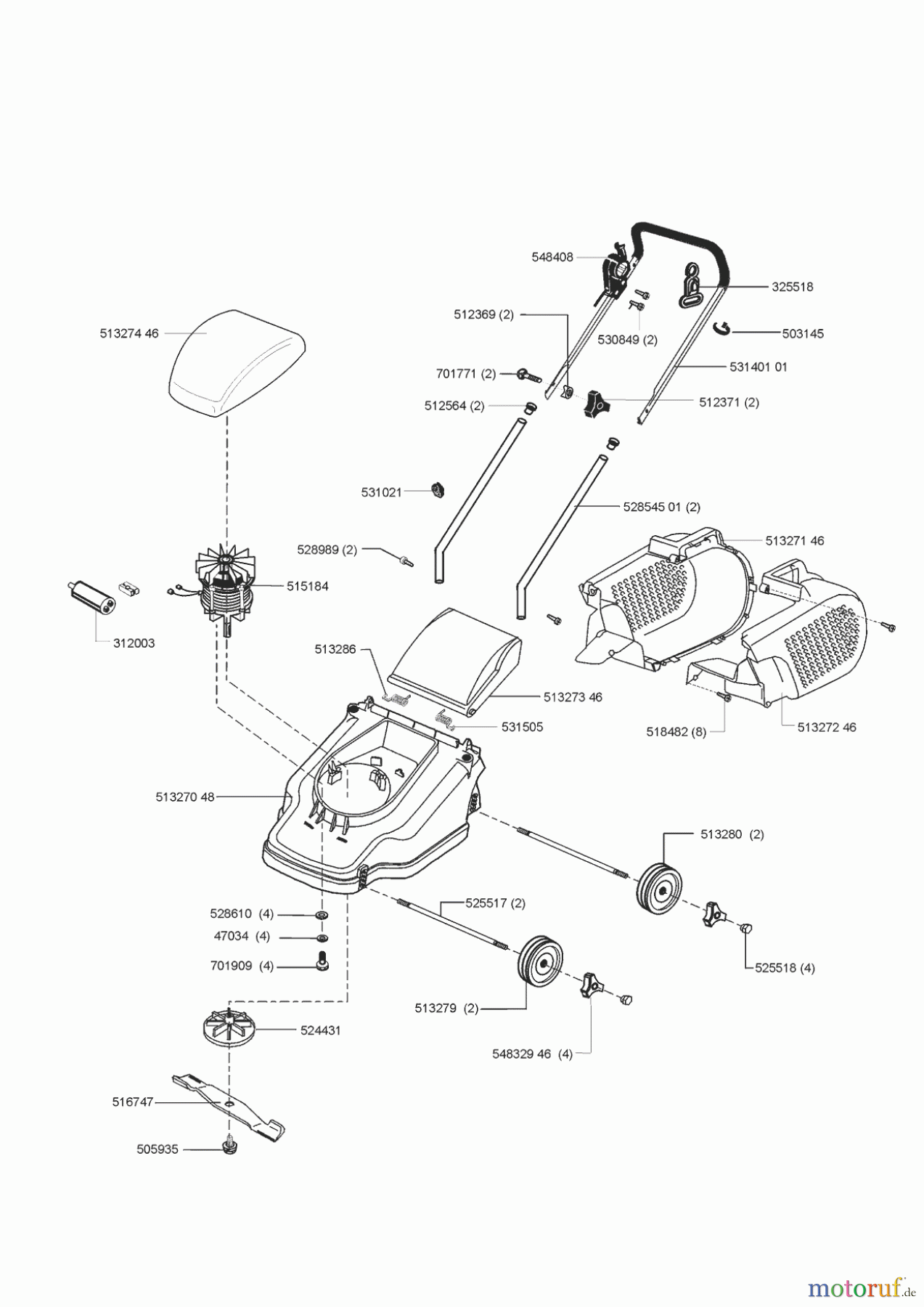 Budget Gartentechnik Elektrorasenmäher BEM 902 11/1999 - 10/2001 Seite 1
