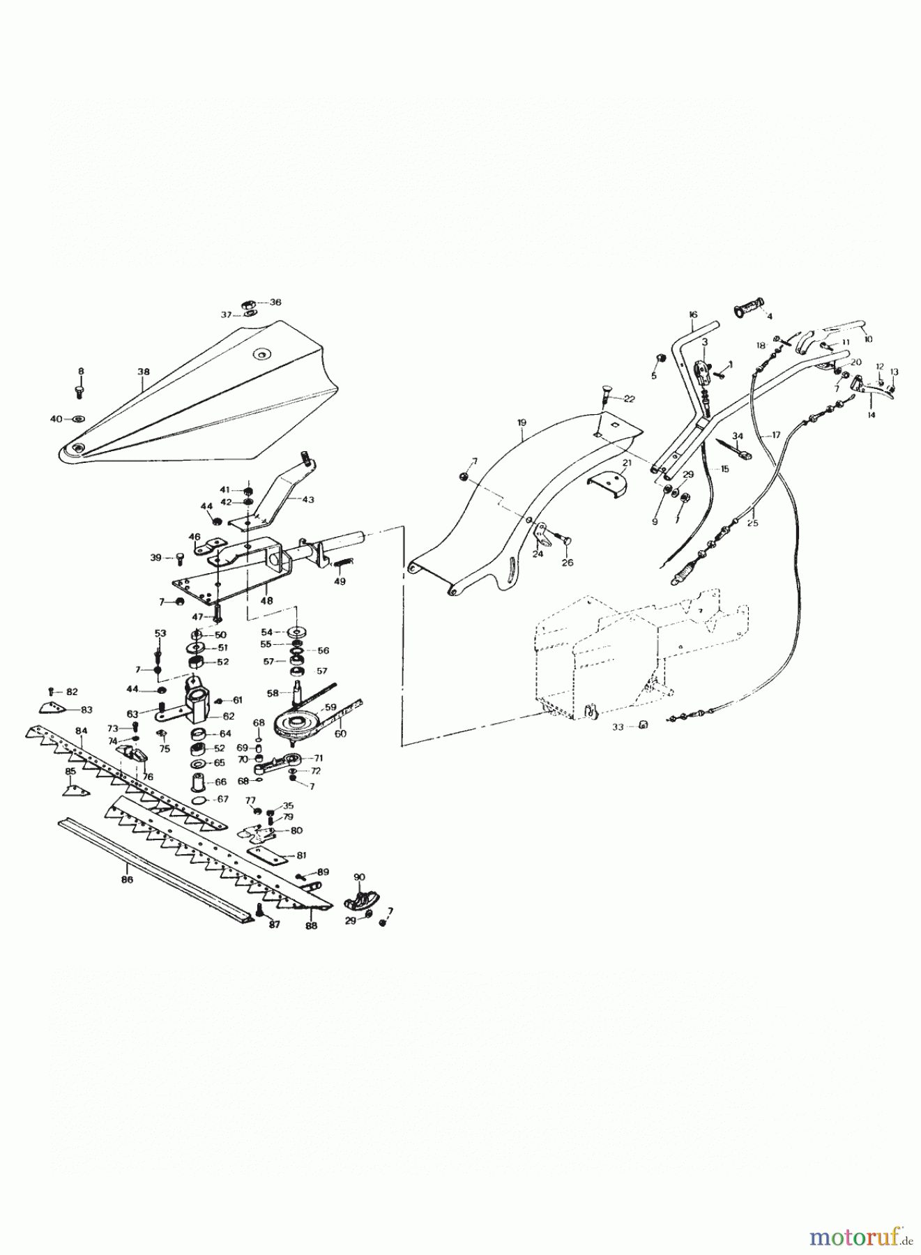 AL-KO Gartentechnik Balkenmäher BM 875/II 12/1999 - 02/2005 Seite 1