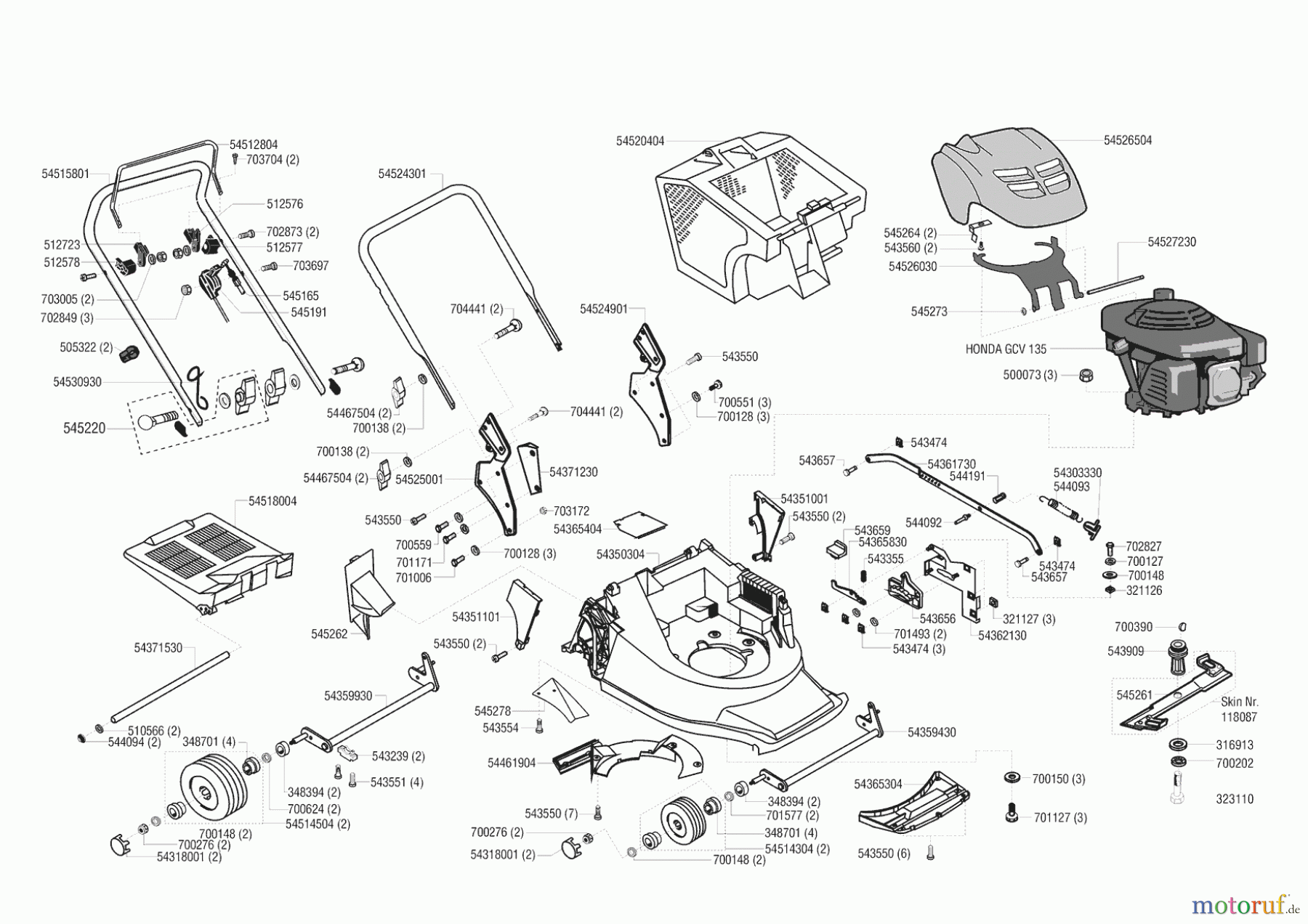 AL-KO Gartentechnik Benzinrasenmäher Premium Bio 48 B 01/2000 - 05/2000 Seite 1