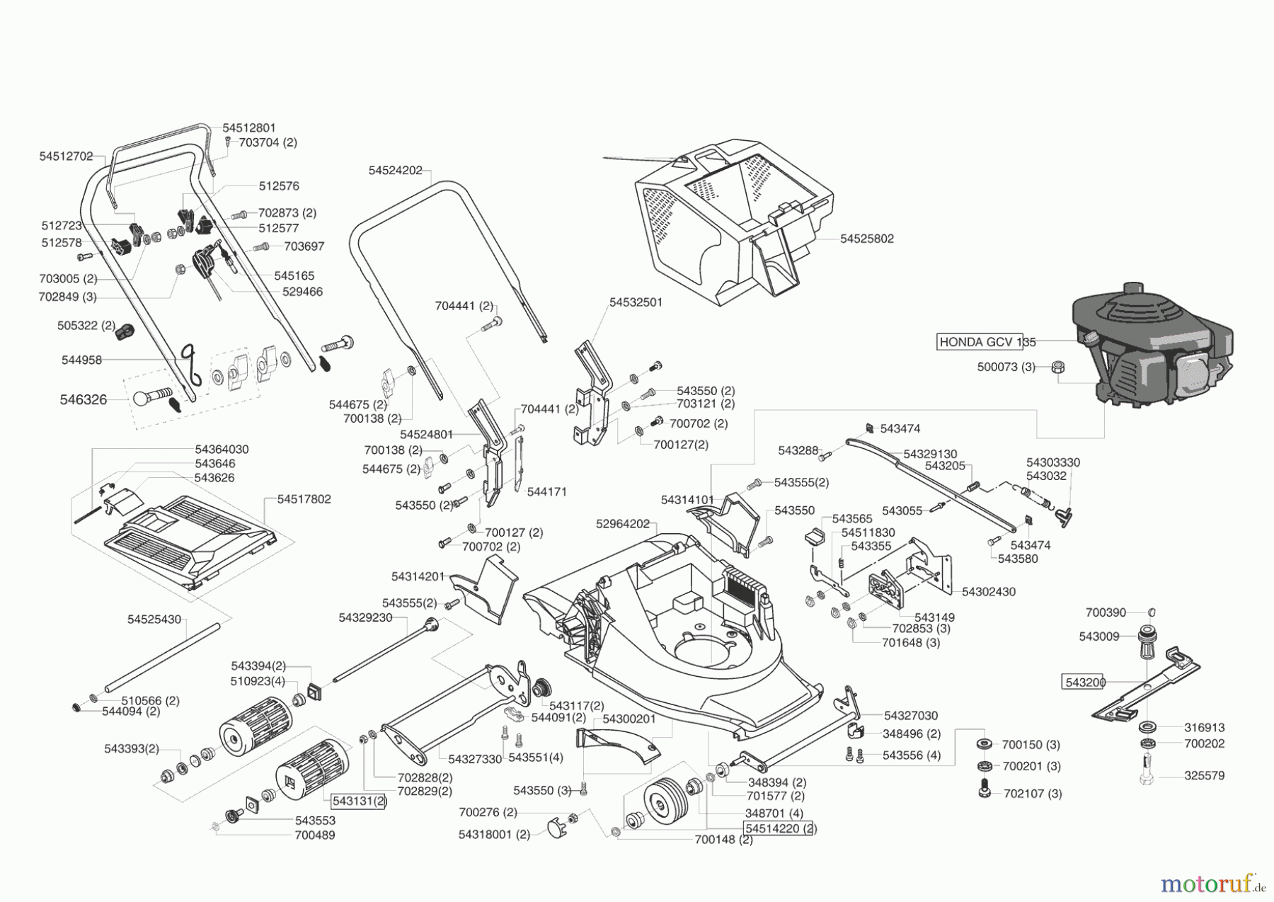 AL-KO Gartentechnik Benzinrasenmäher 4200 BW Seite 1