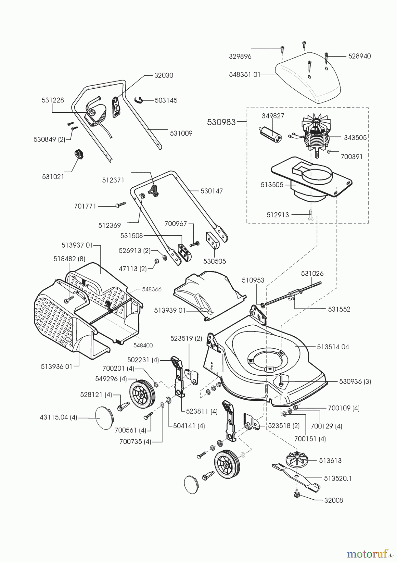 AL-KO Gartentechnik Elektrorasenmäher Classic 46 E 01/2000 - 11/2001 Seite 1