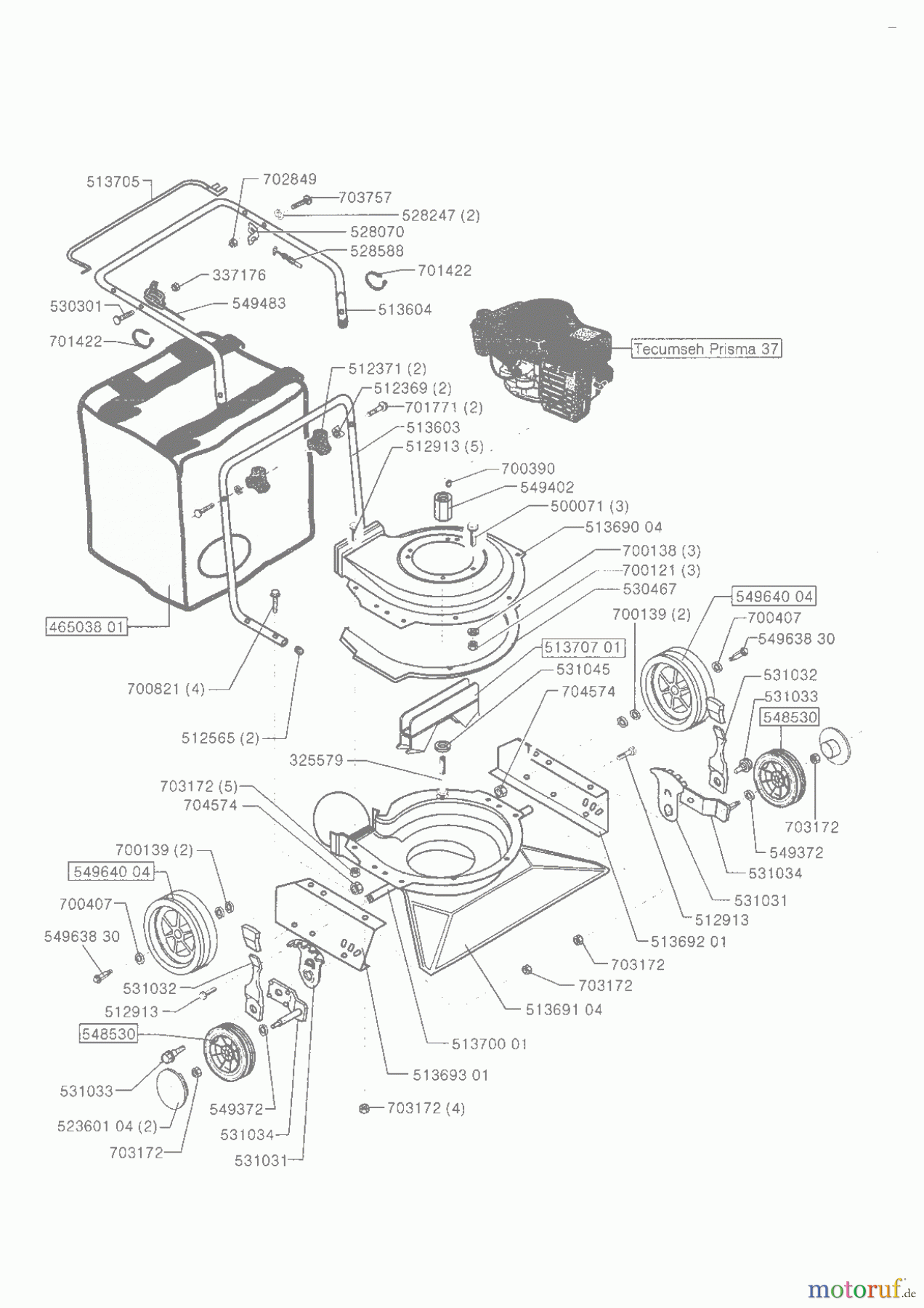 AL-KO Gartentechnik Laubsauger 75 B 01/2000 - 05/2003 Seite 1