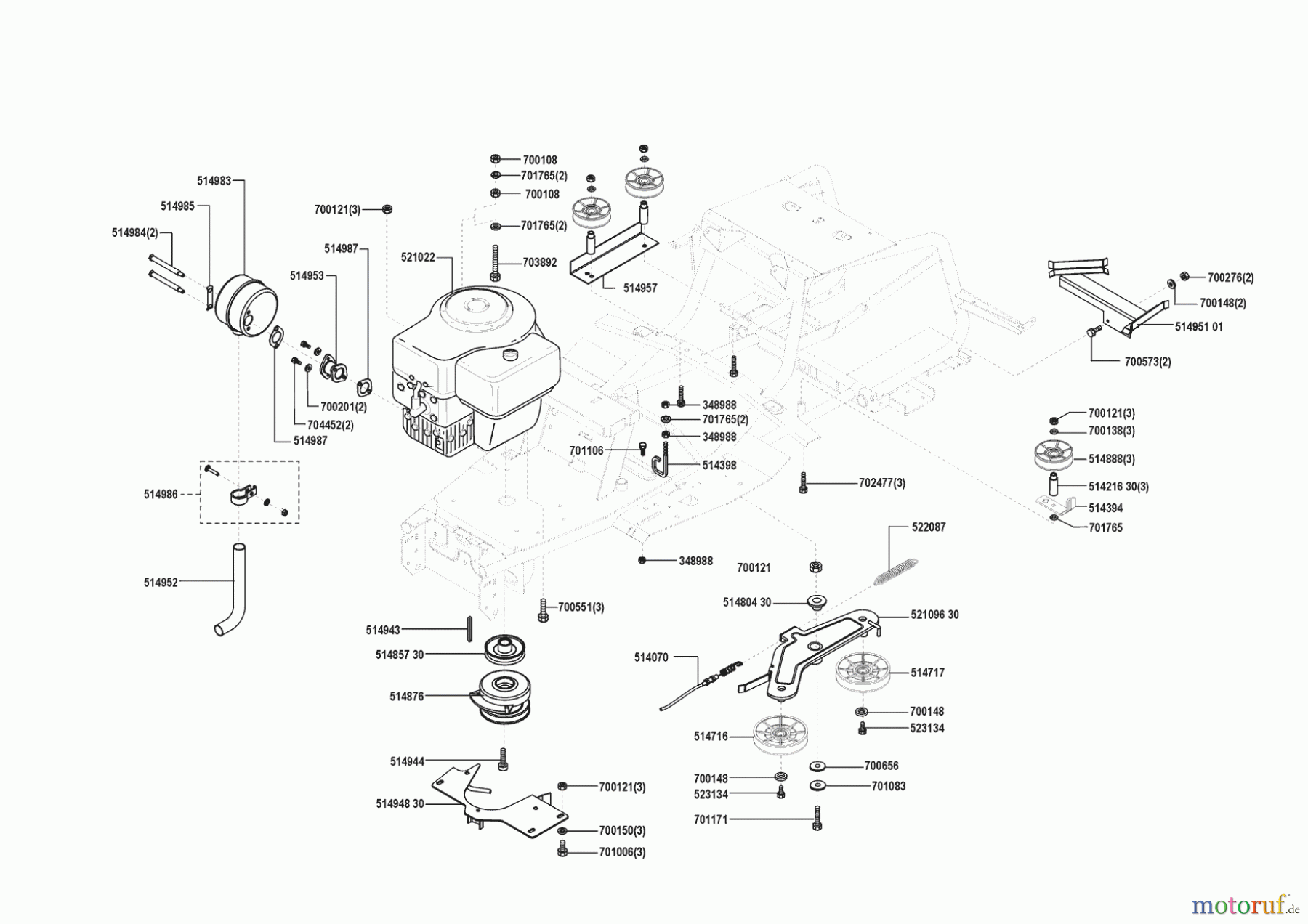 AL-KO Gartentechnik Rasentraktor T 16-102 HVC 02/2000 - 02/2001 Seite 4