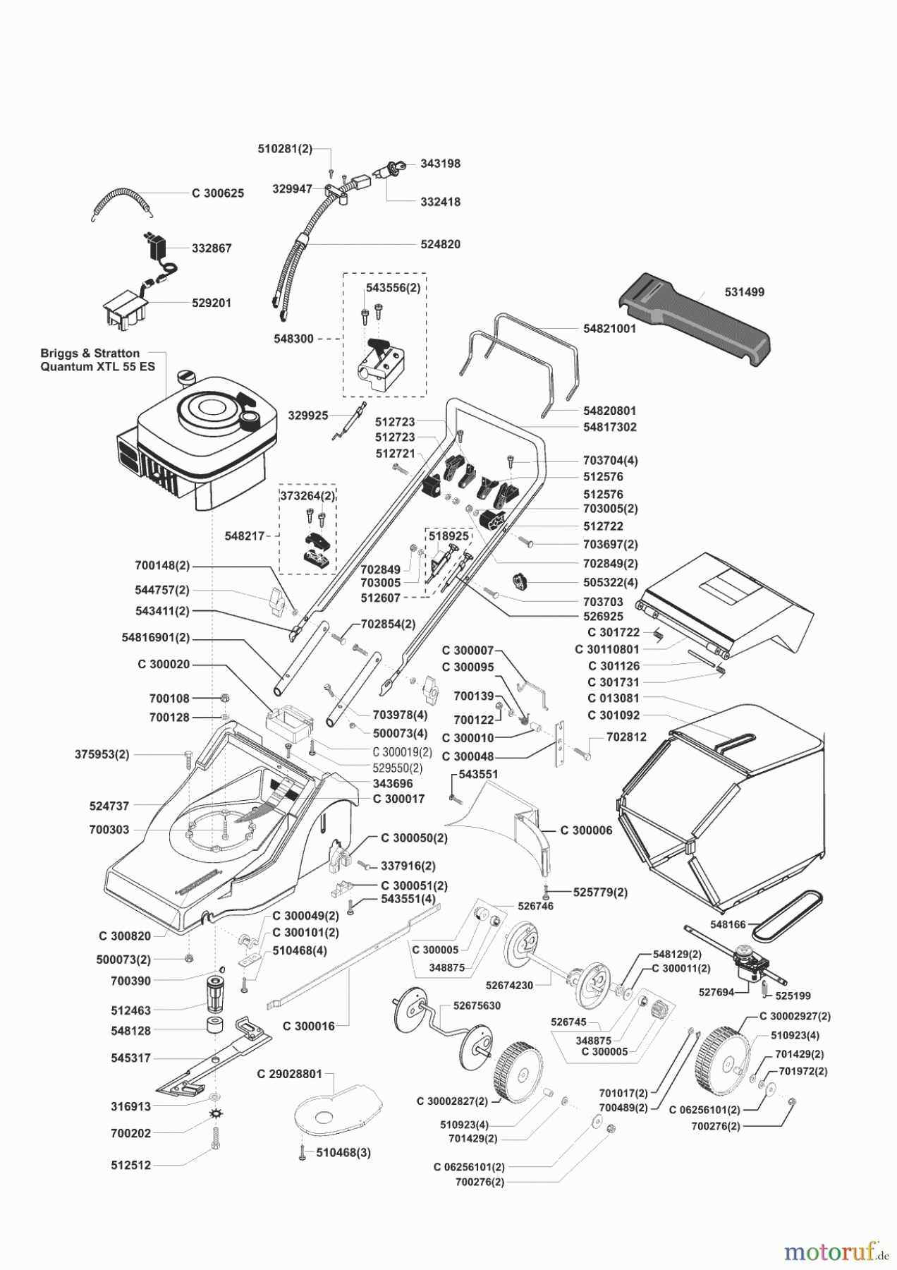  Concord Gartentechnik Benzinrasenmäher 4600 BRE 03/2000 - 02/2002 Seite 1