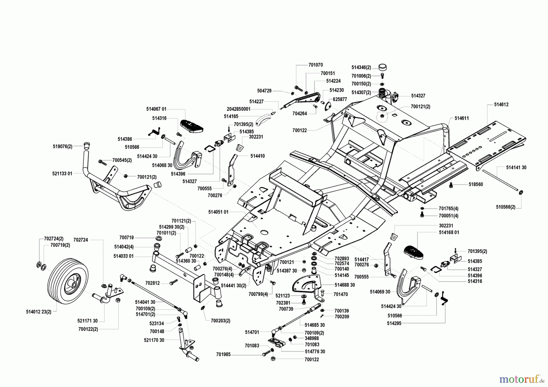 Concord Gartentechnik Rasentraktor T14-85 HD 03/2000 - 10/2000 Seite 2