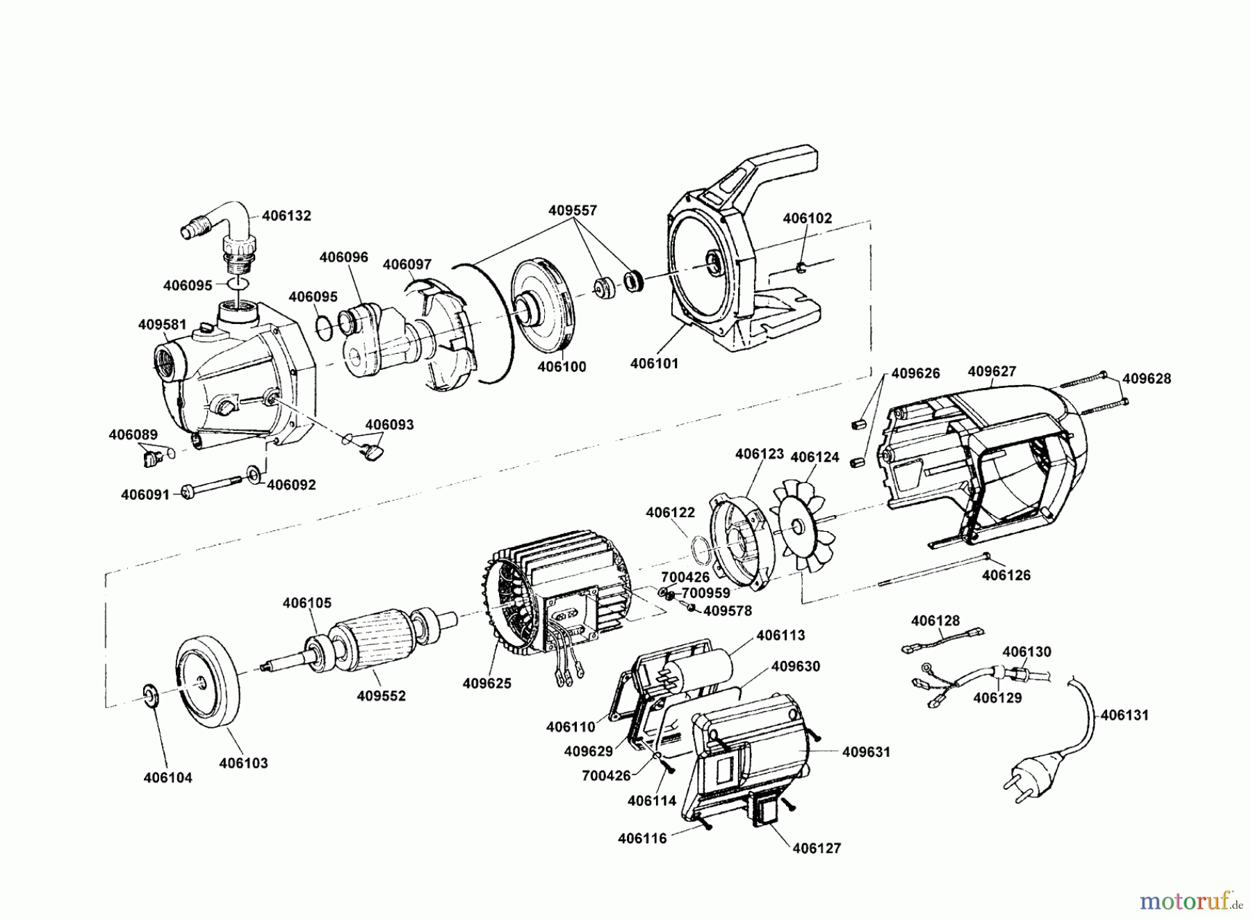 Top Garden Wassertechnik Oberflächenpumpen GP 1000 Seite 1
