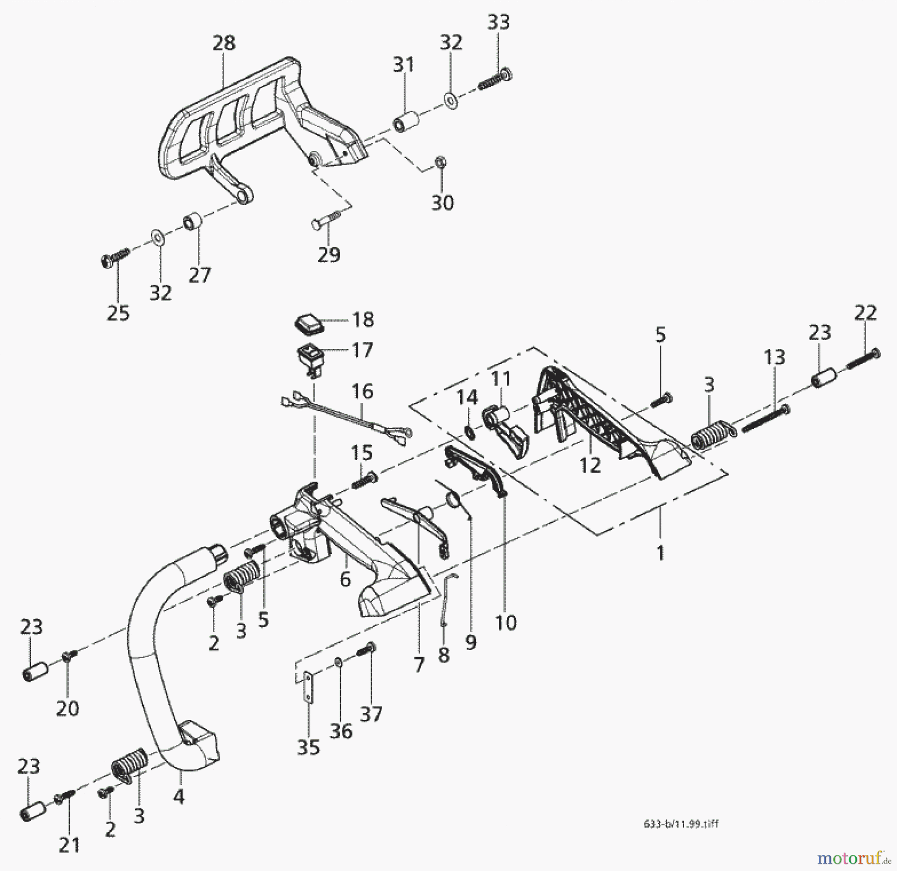  Solo by AL-KO Gartentechnik Kettensägen 633 ET 032000 Druck 9 633 700 03/2000 [SN: ET 032000 Druck 9 633 700] - 05/2002 [SN: ET 052002 Druck 9 633 701] Seite 2