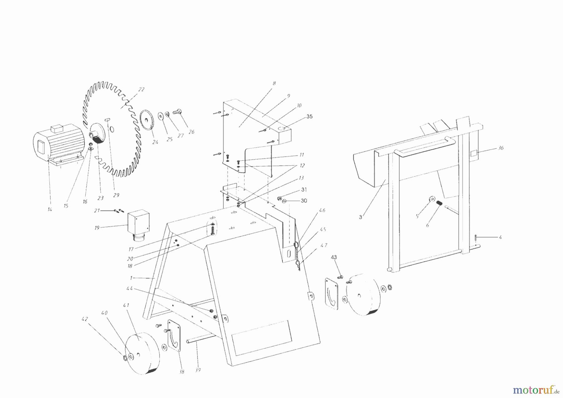 AL-KO Heimwerkertechnik Wippkreissägen W500 07/2000 Seite 1