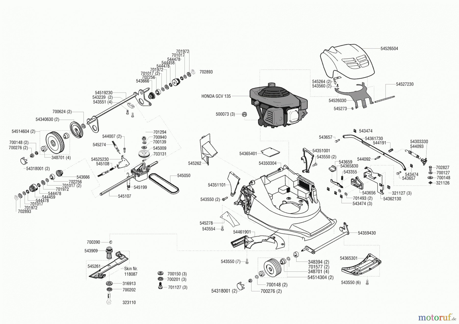  AL-KO Gartentechnik Benzinrasenmäher Premium 48 BR ab 09/2000 Seite 1