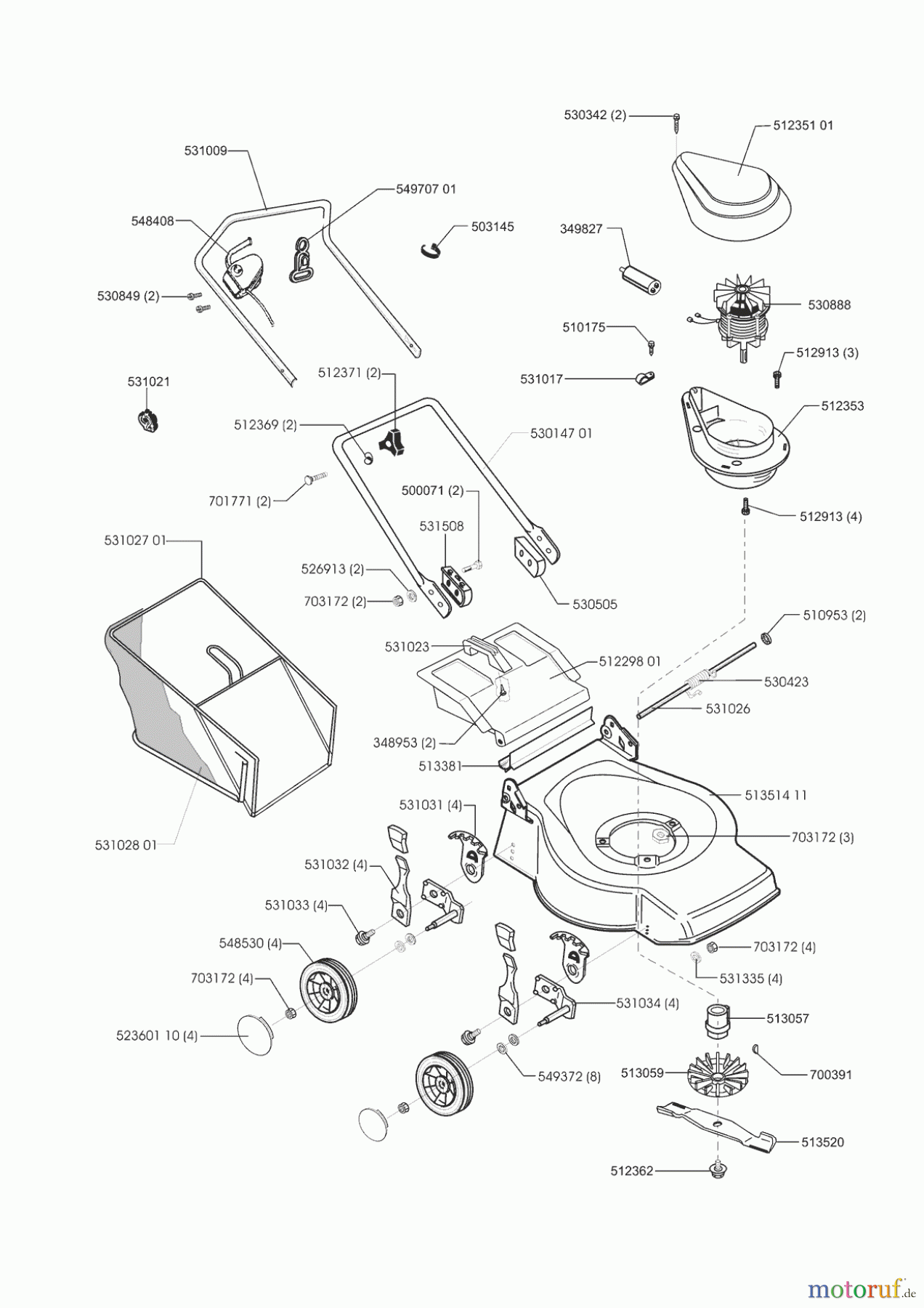  Secura Gartentechnik Elektrorasenmäher 1546 E ab 12/2000 Seite 1