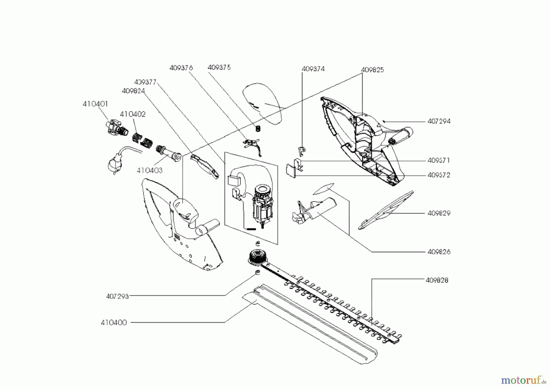 AL-KO Gartentechnik Heckenscheren HE 500-56 SAFETY Seite 1