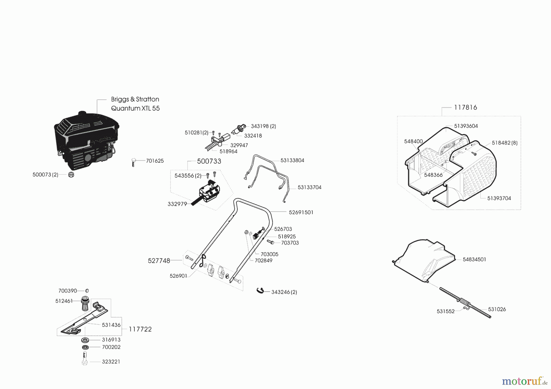  AL-KO Gartentechnik Benzinrasenmäher Comfort 47 BRE ZV 01/2001 - 10/2001 Seite 1