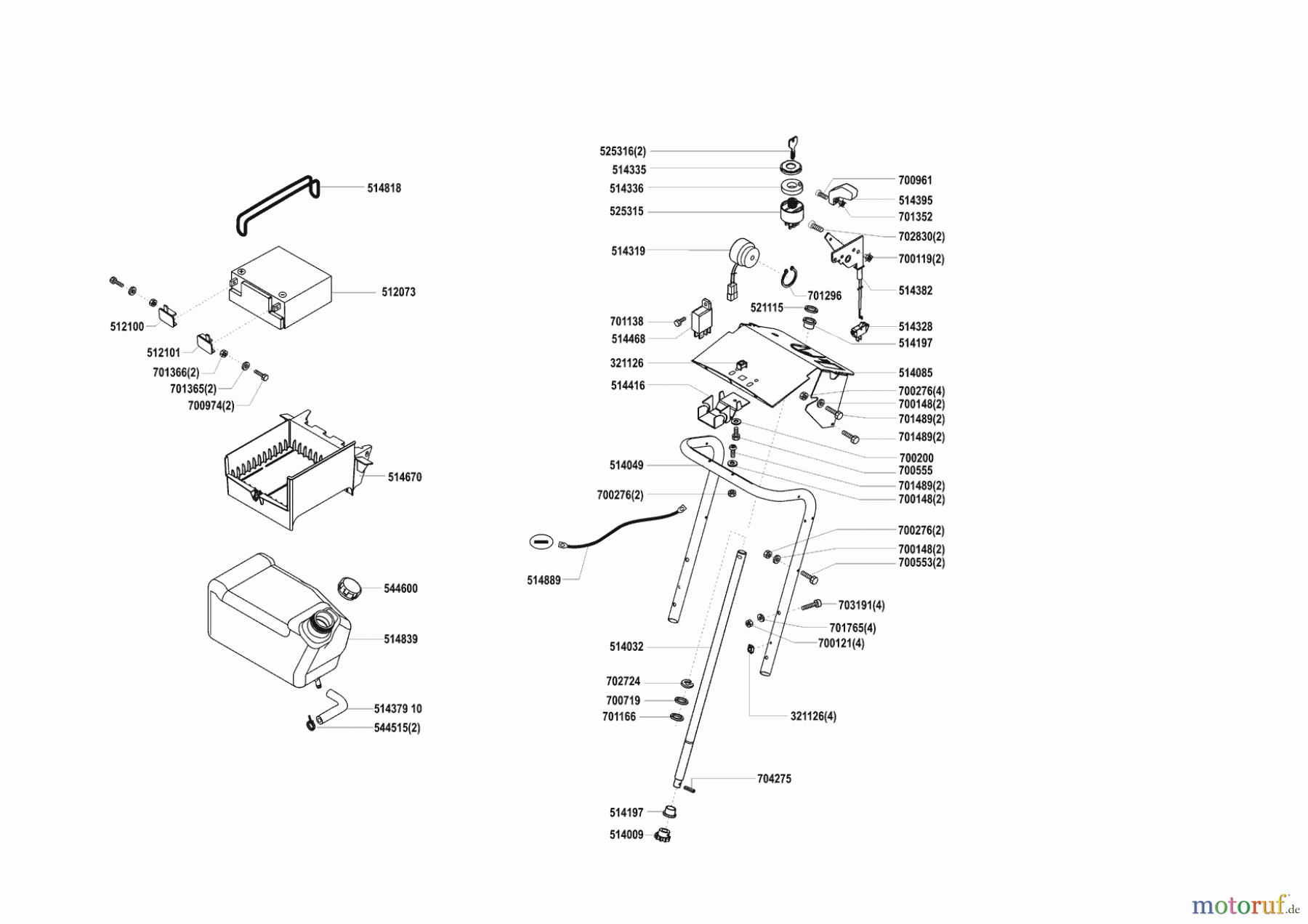  AL-KO Gartentechnik Rasentraktor T-800 SA 02/2001 - 02/2002 Seite 6