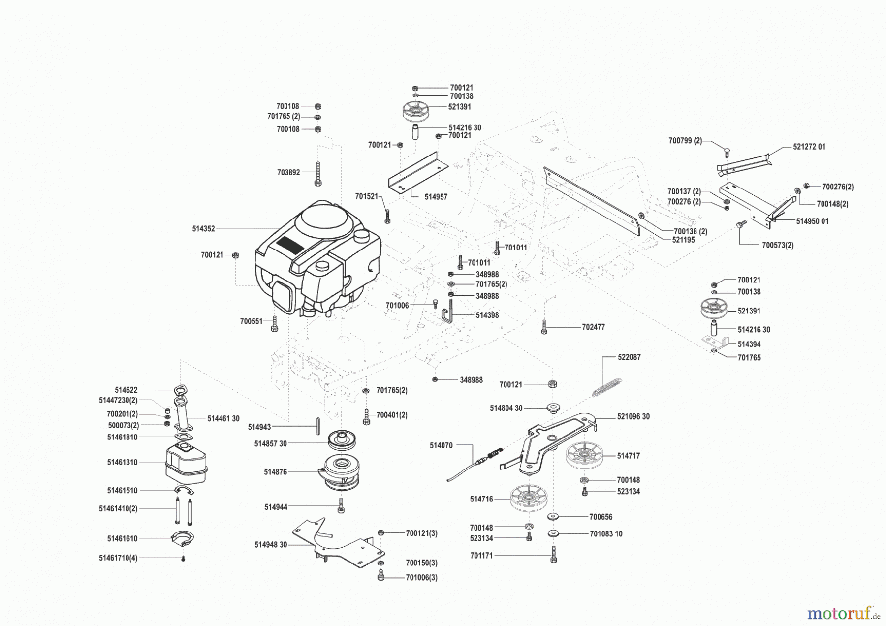Concord Gartentechnik Rasentraktor T13-102 HD-H 02/2001 Seite 4