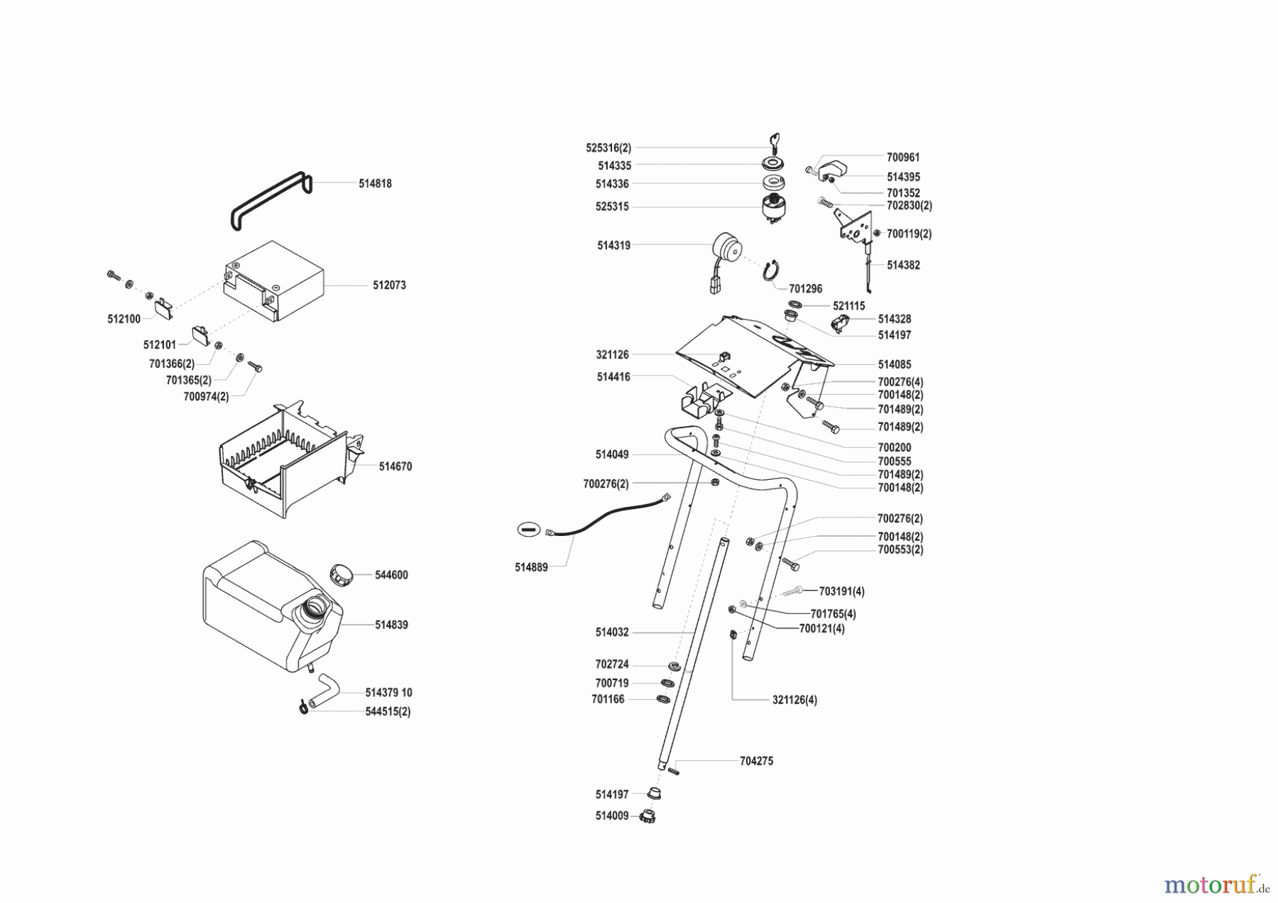 Euro Line Gartentechnik Rasentraktor T16-102 Seite 6