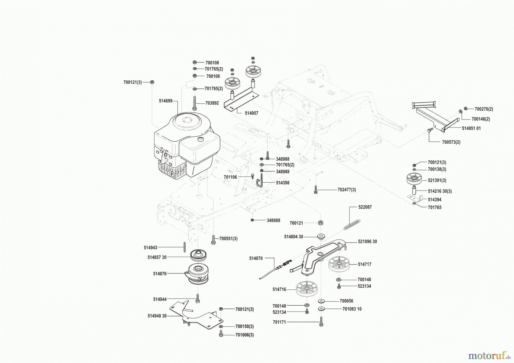  Concord Gartentechnik Rasentraktor T13-102 SP 02/2001 - 01/2002 Seite 4