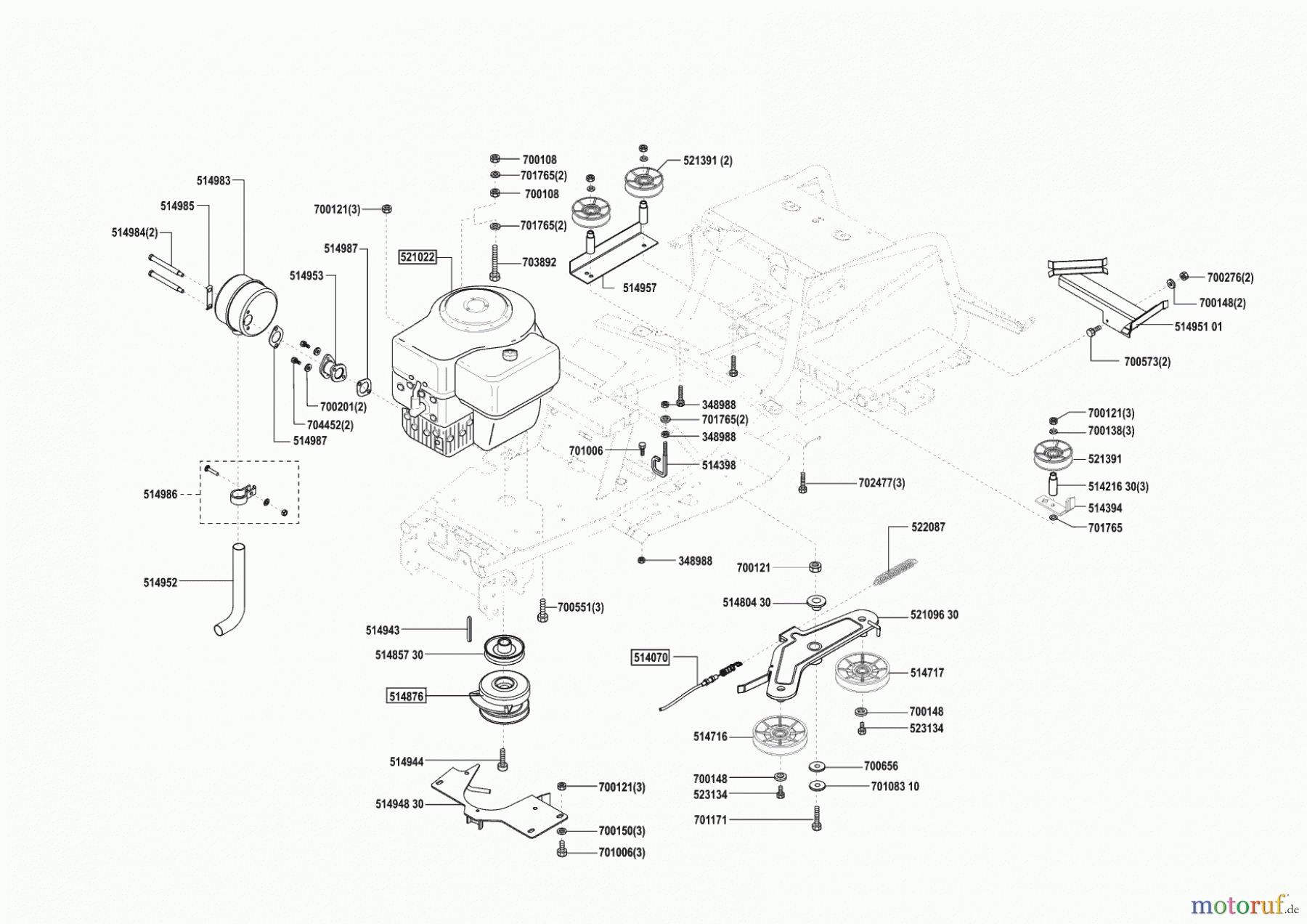 Concord Gartentechnik Rasentraktor T16-102 ab 08/2001 Seite 4