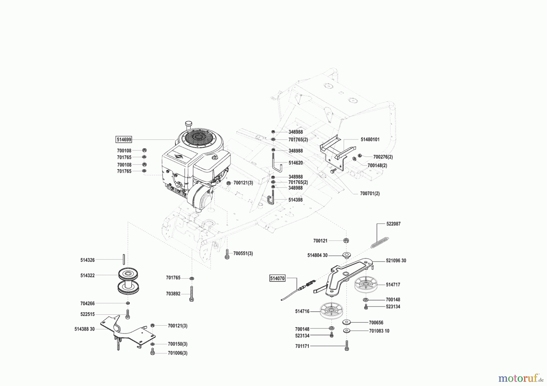 AL-KO Gartentechnik Rasentraktor RT 14-85 HD ab 08/2001 Seite 4