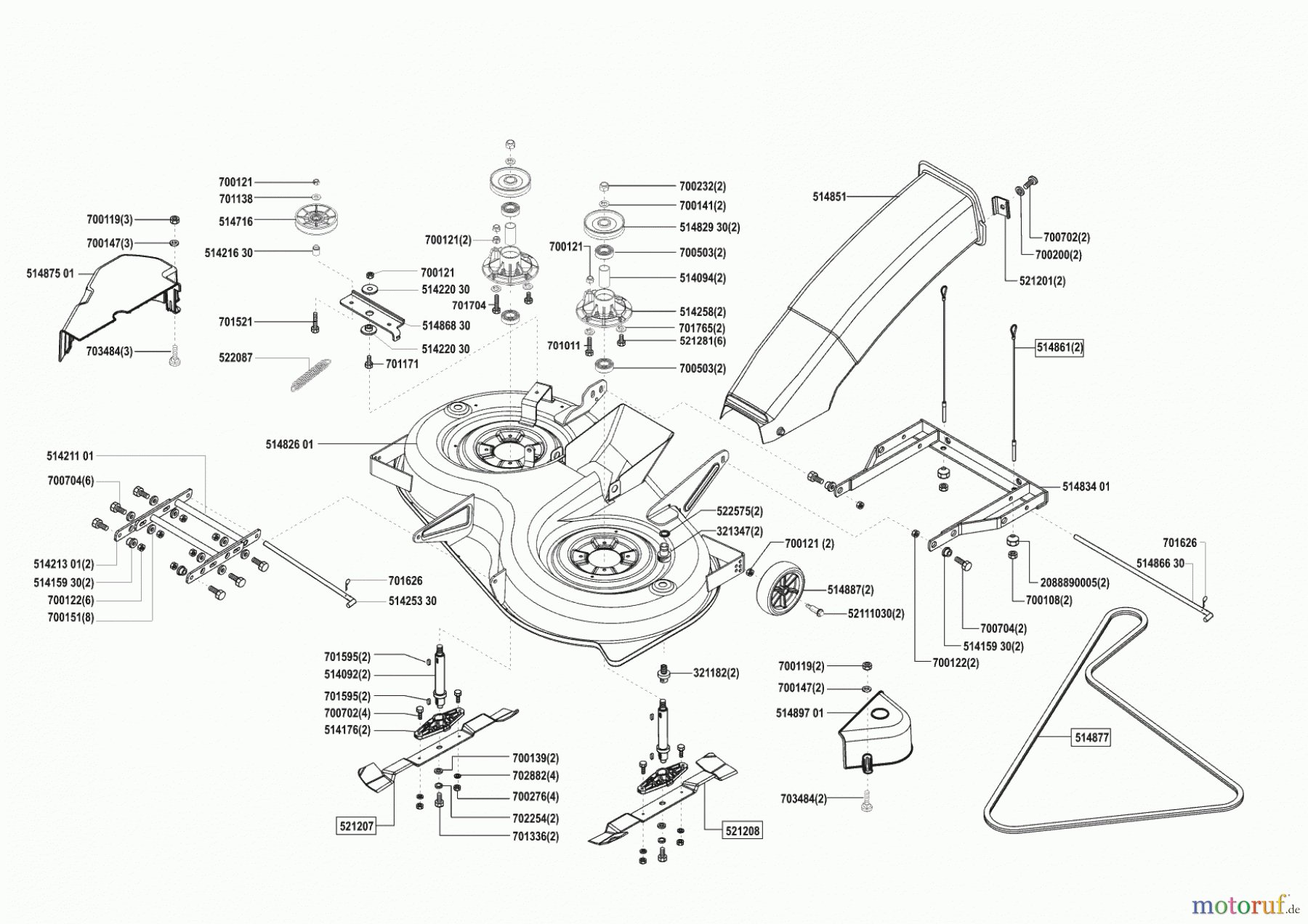 Concord Gartentechnik Rasentraktor T 13-102 HD 08/2001 - 02/2002 Seite 5