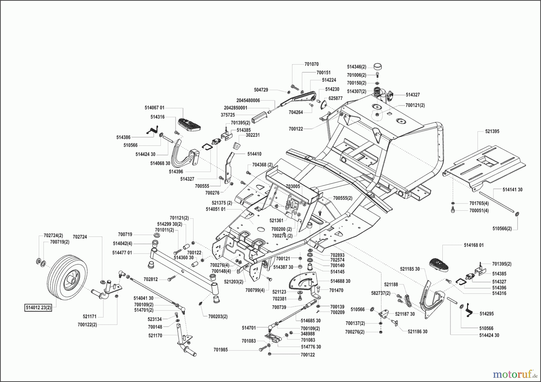 AL-KO Gartentechnik Rasentraktor T 10 12/2001 - 02/2002 Seite 2
