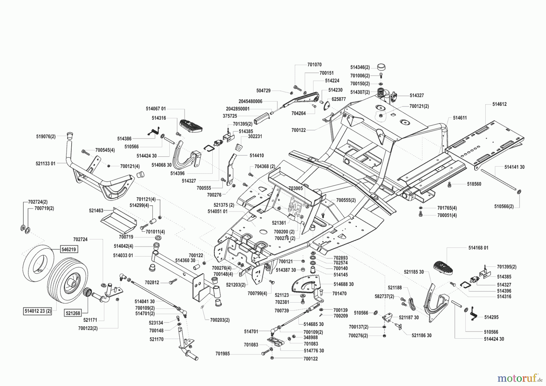 Concord Gartentechnik Rasentraktor T13-85 01/2002 - 06/2002 Seite 2