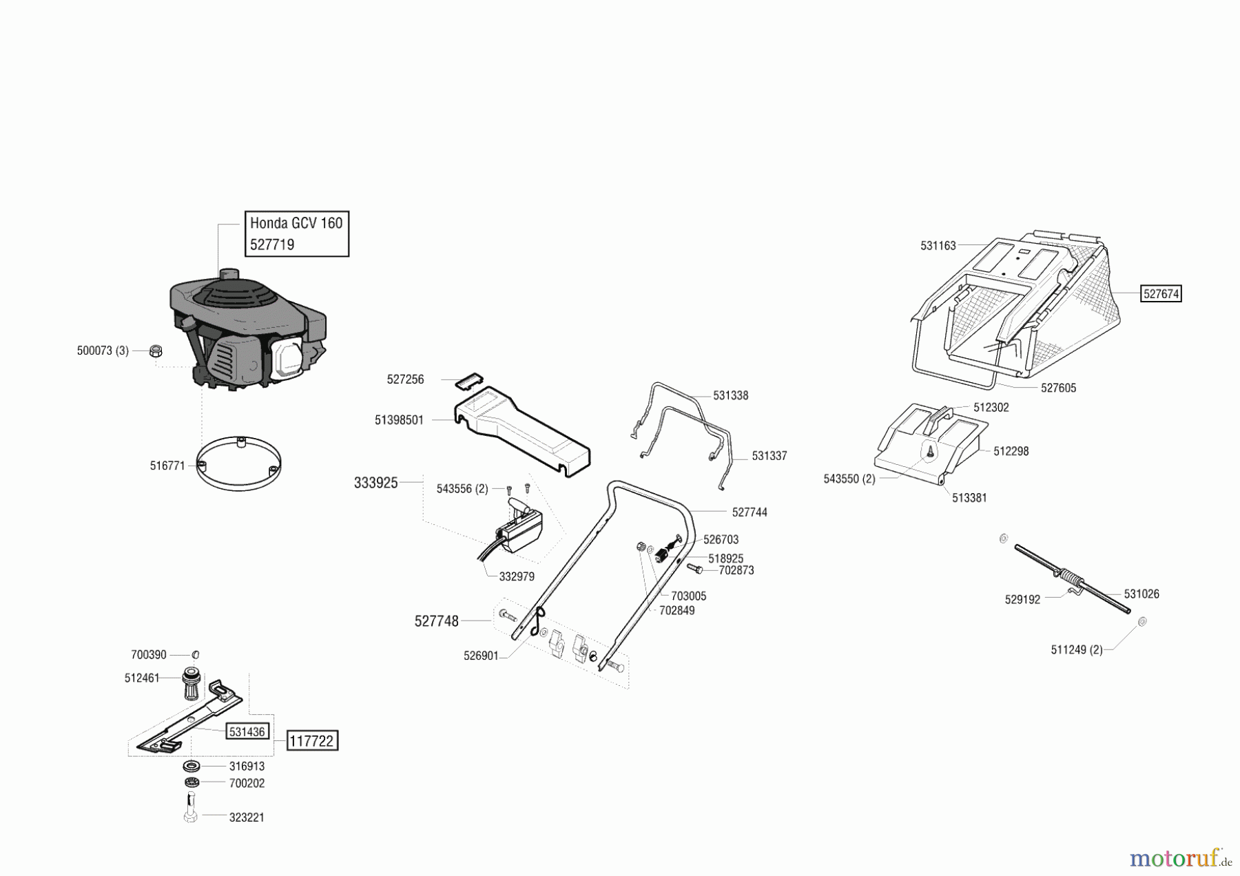 Euro Line Gartentechnik Benzinrasenmäher 4700 HR ab 01/2002 Seite 1