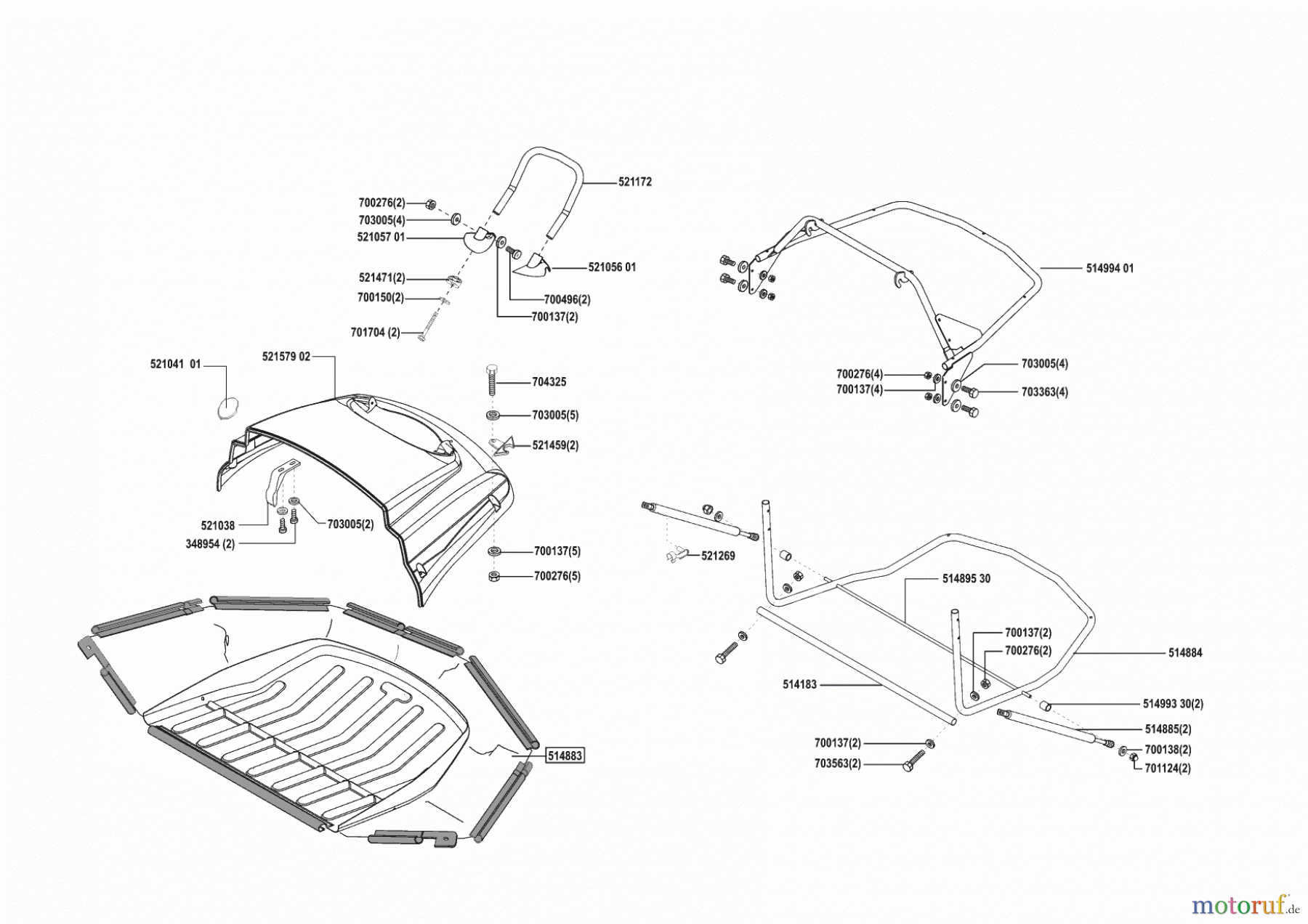 Concord Gartentechnik Rasentraktor T 13-102 HD 01/2002 - 10/2002 Seite 7