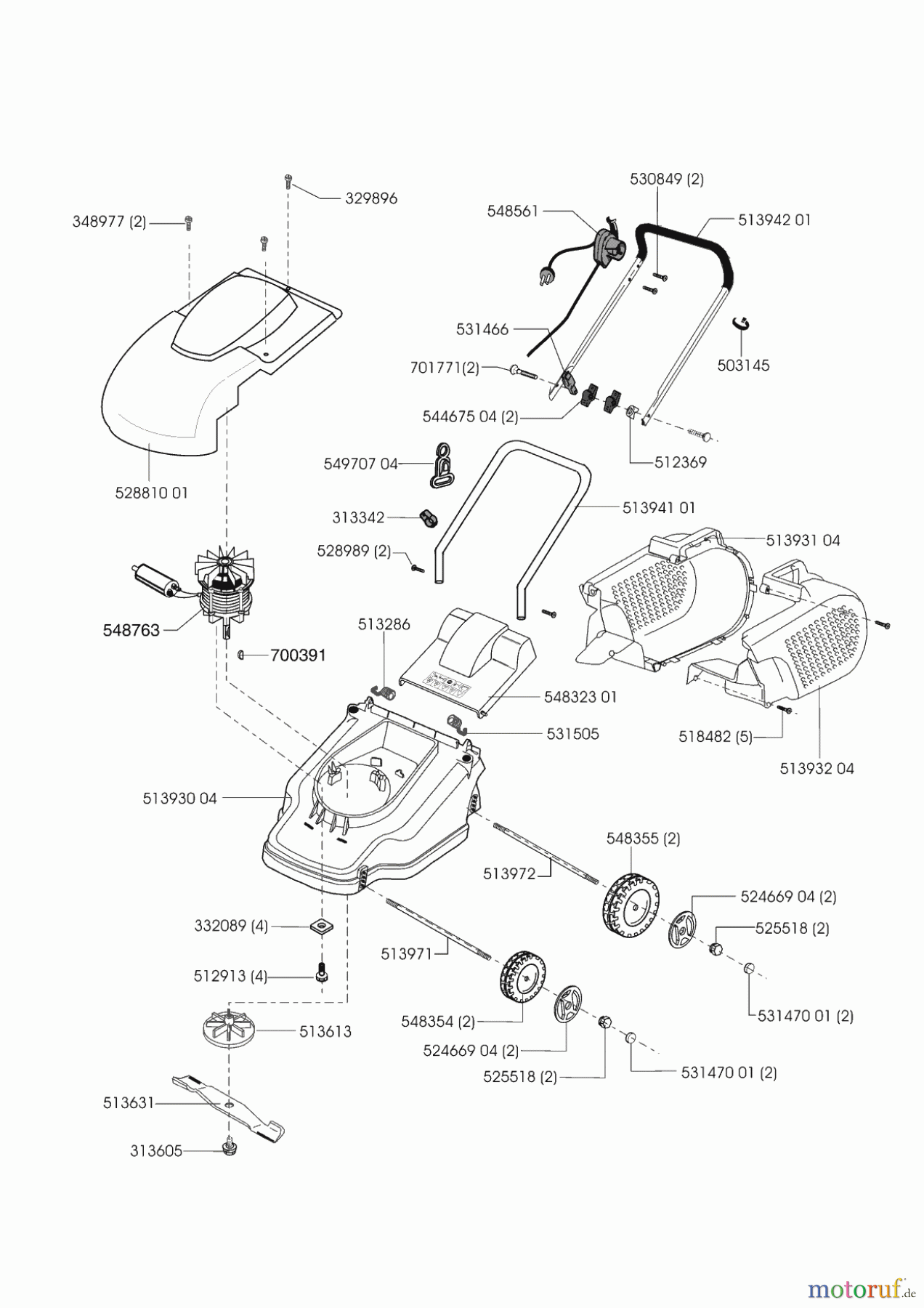 AL-KO Gartentechnik Elektrorasenmäher CF 40 E ARG 01/2002 Seite 1