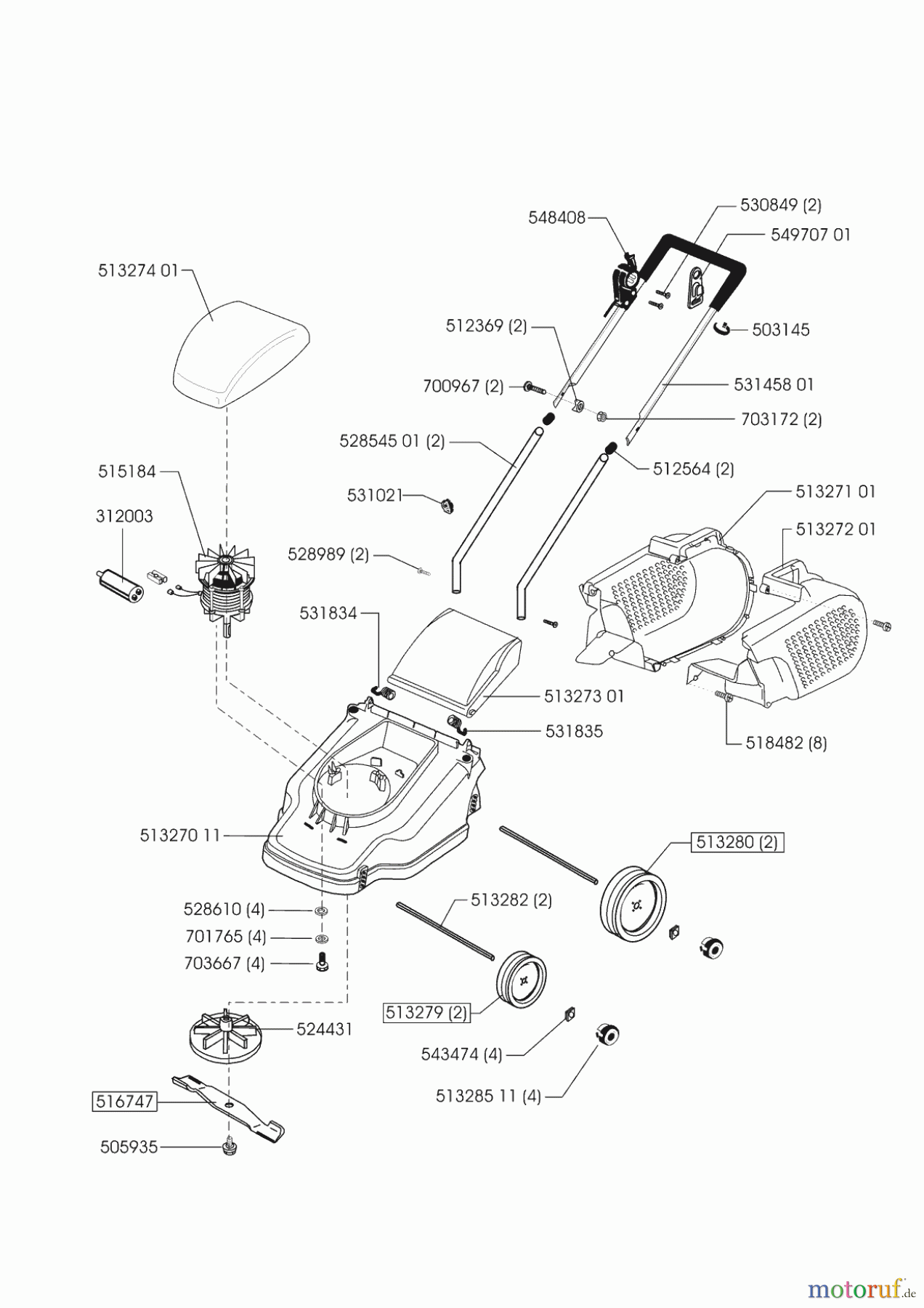  AL-KO Gartentechnik Elektrorasenmäher Hitline 9032 EL  01/2002 Seite 1