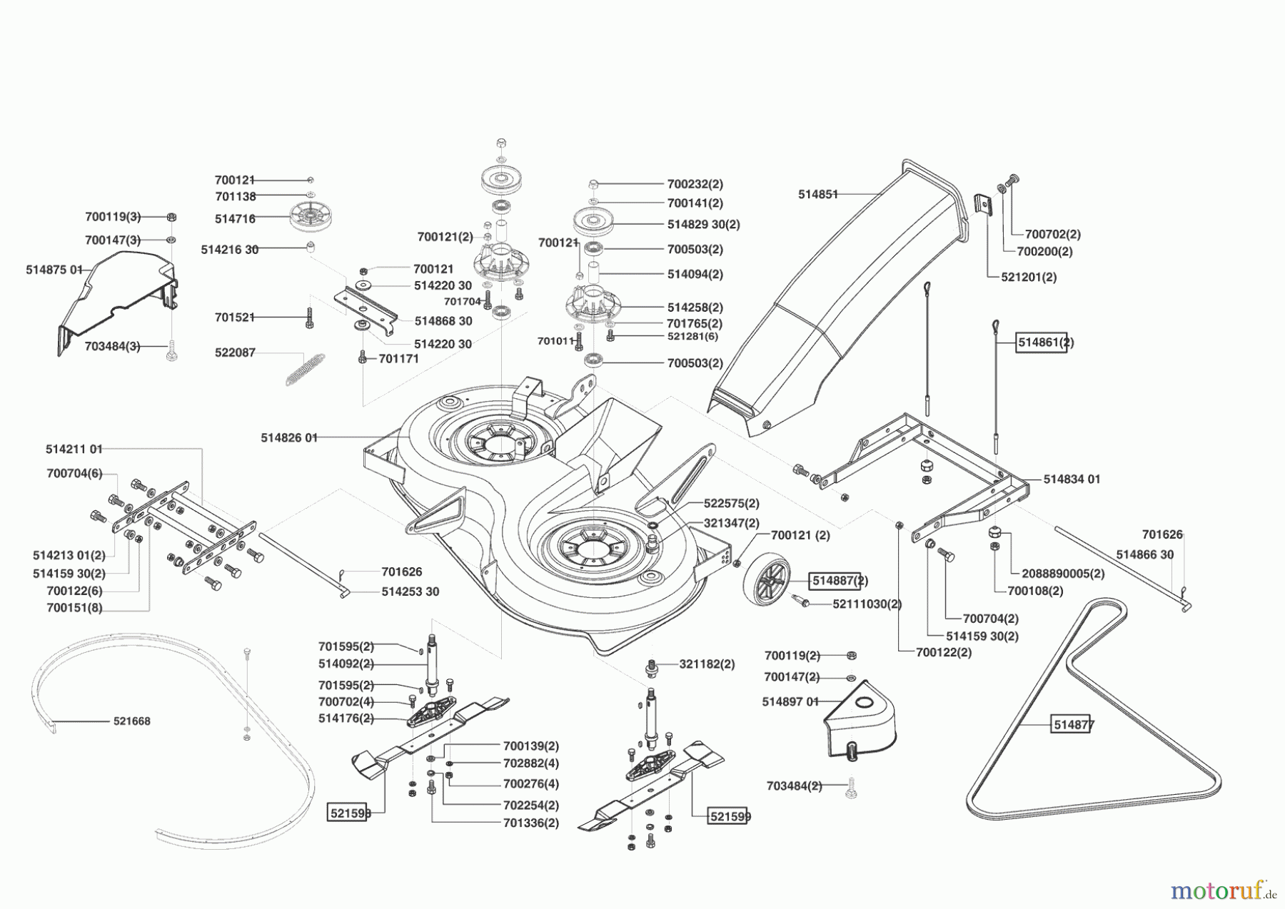 AL-KO Gartentechnik Rasentraktor T 165/102 HD Murray Seite 5